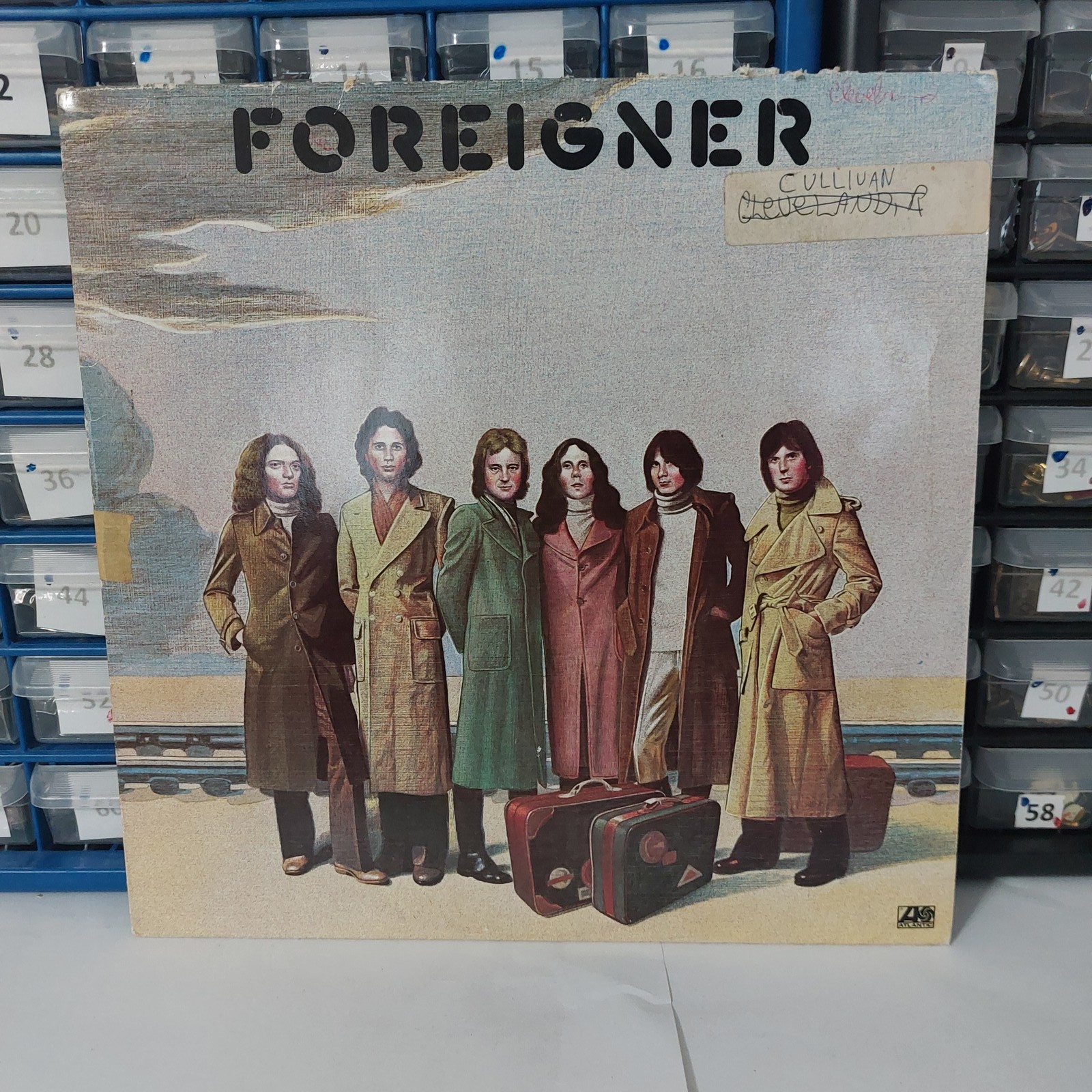 Foreigner Self Titled LP Atlantic Records Rock German Pressing Vinyl 1977