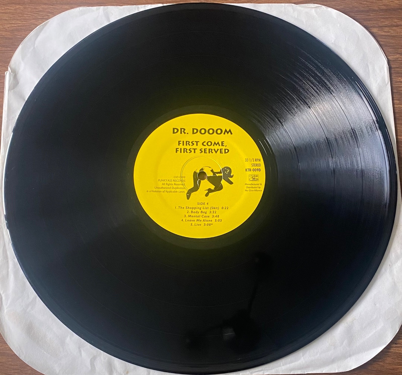 Dr. Dooom – First Come, First Served 2xLP – 1999 Funky Ass dr octagon kool keith