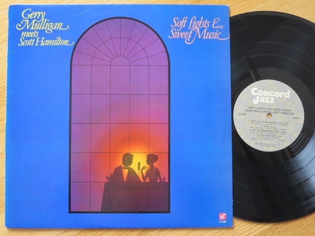 Rare Vintage Jazz-GERRY MULLIGAN-Soft Lights & Sweet Music-Concord Jazz-CJ-300