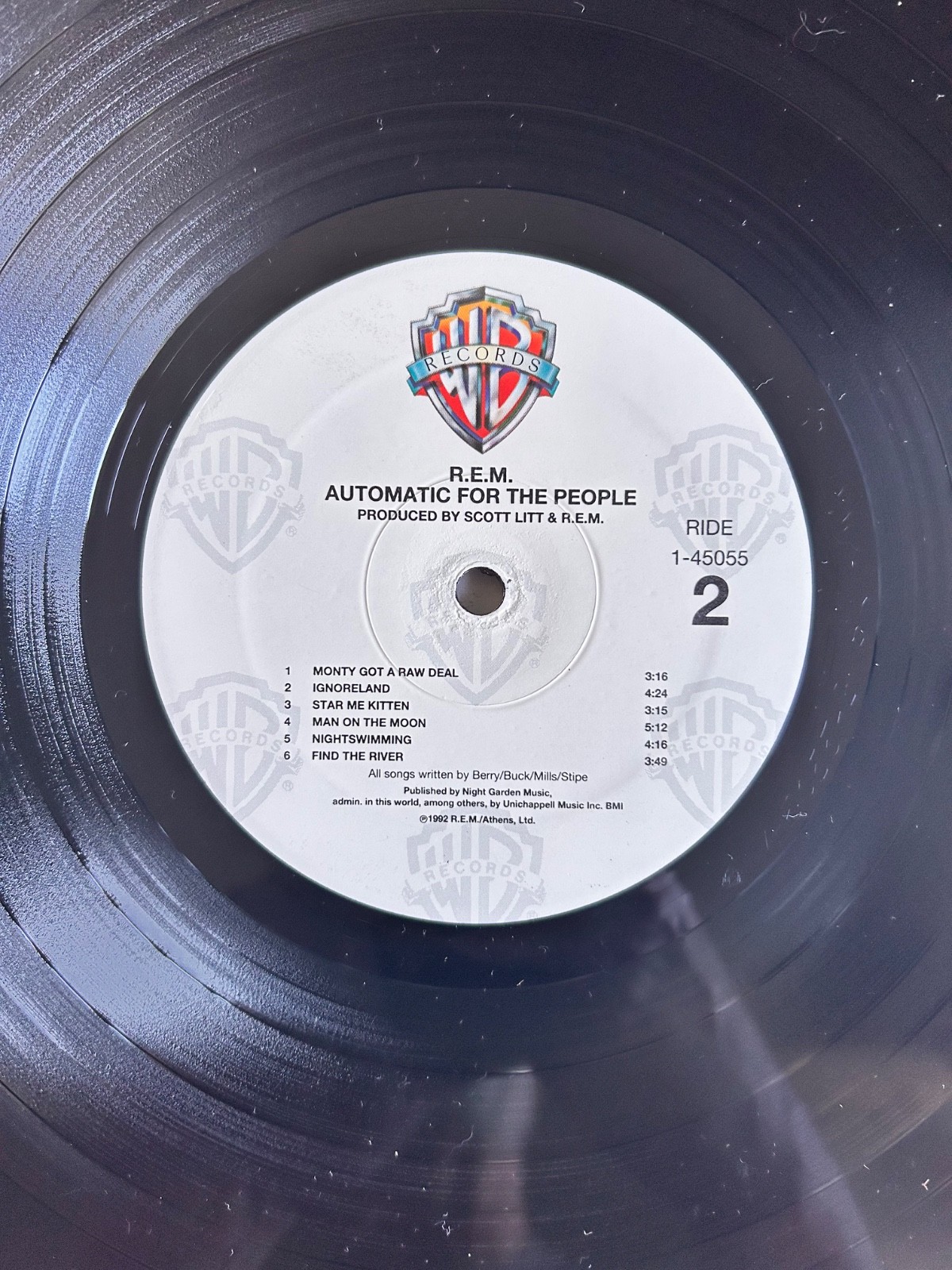 R.E.M. – Automatic for the People, 1st Pressing, 9 45055-1 – LP