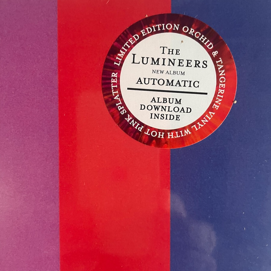 The Lumineers Automatic NEW Limited Orchid & Tangerine Vinyl LP Dualtone 2025