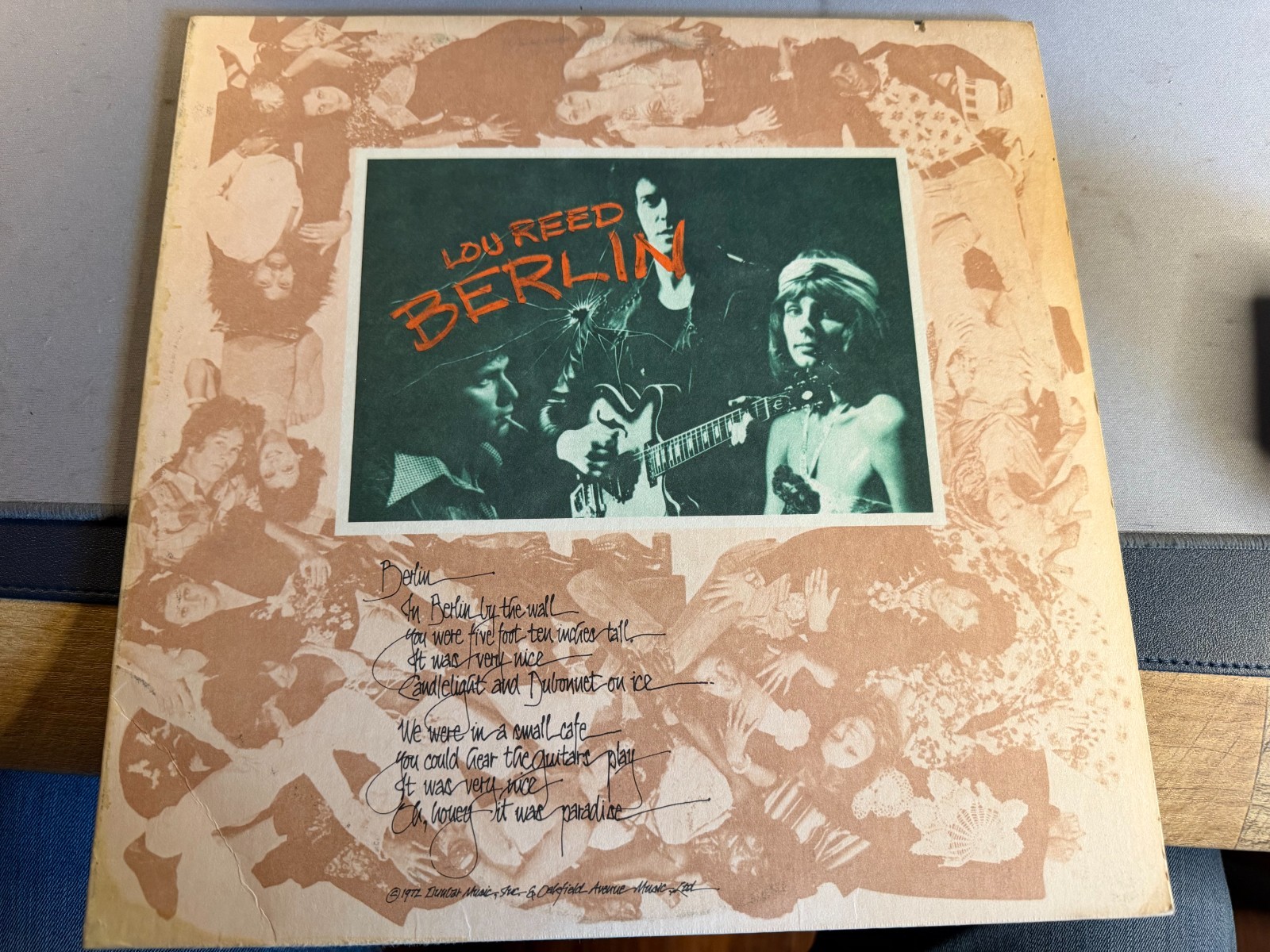 Lou Reed, Berlin Vinyl LP, 1973 RCA Victor Dynaflex, w/Booklet, APL1 0207, EX