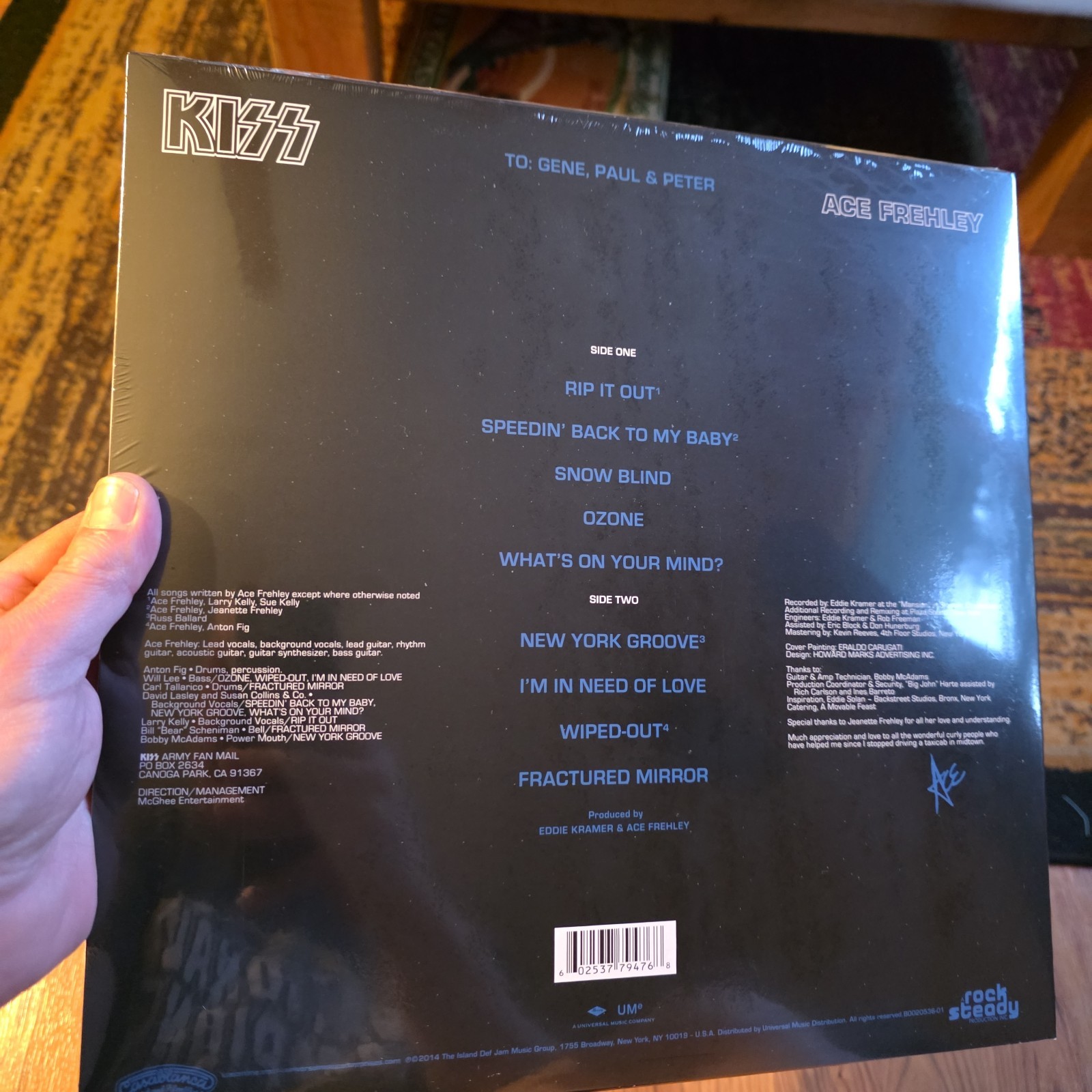 Ace Frehley by Kiss (Record, 2014)