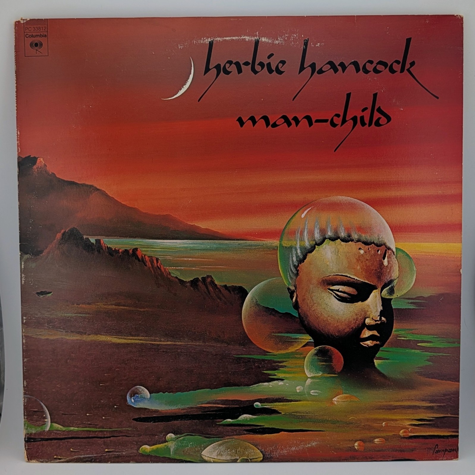Herbie Hancock, Man-Child, 1975 1st Columbia Stereo, PC-33812, VG+/VG