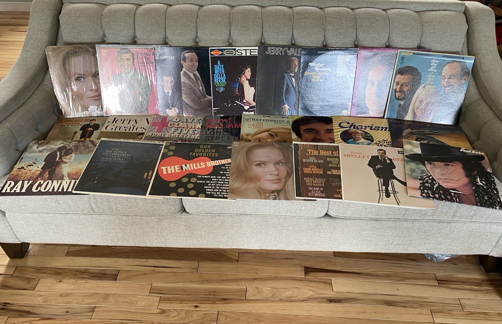 Large Lot of Vintage LP Vinyl Records Assorted Artists, Lot of #20