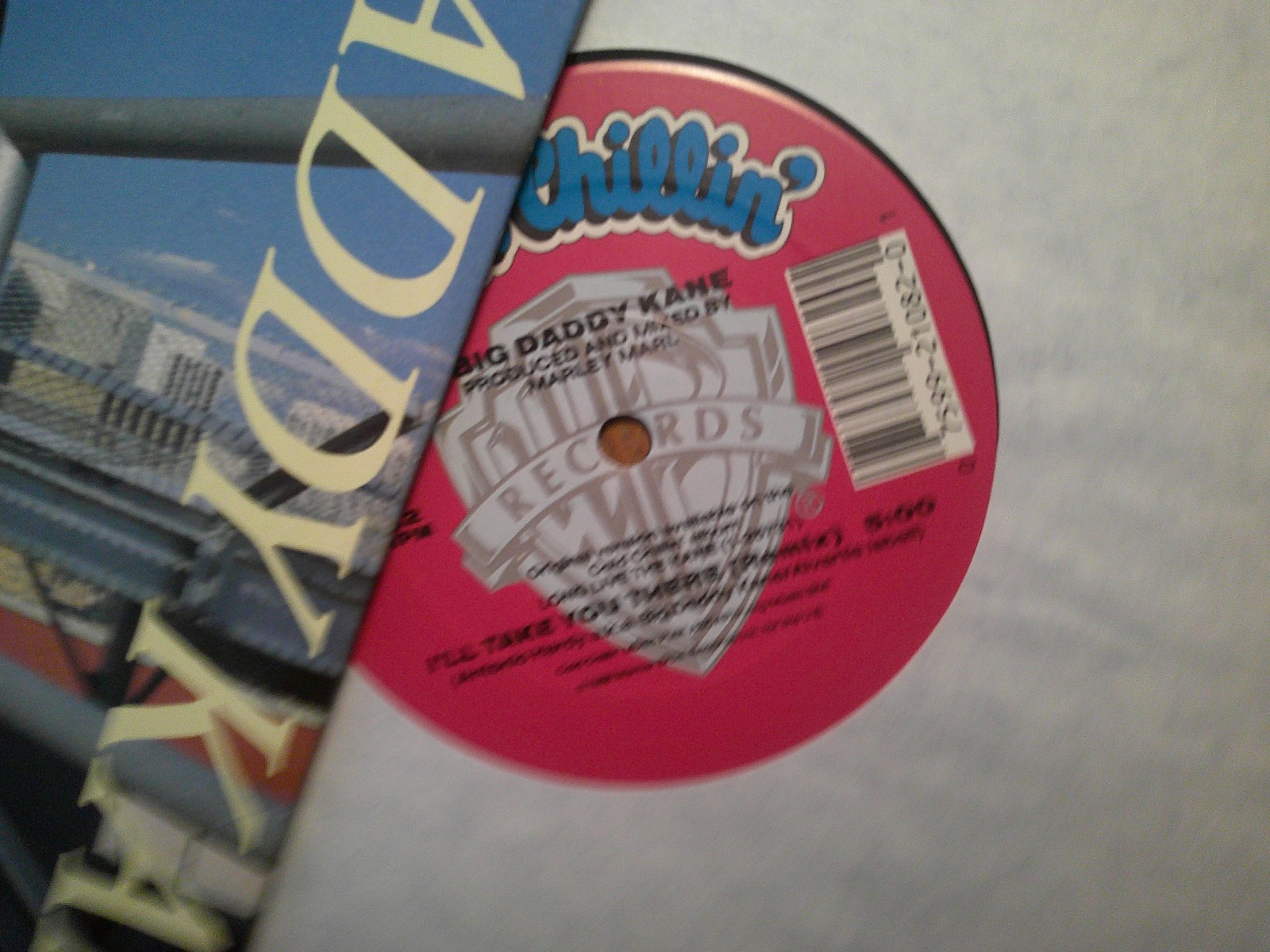 PROMO COLD CHILLIN 12″ RECORD/BIG DADDY KANE/I’LL TAKE YOU THERE/WRATH OF KANE