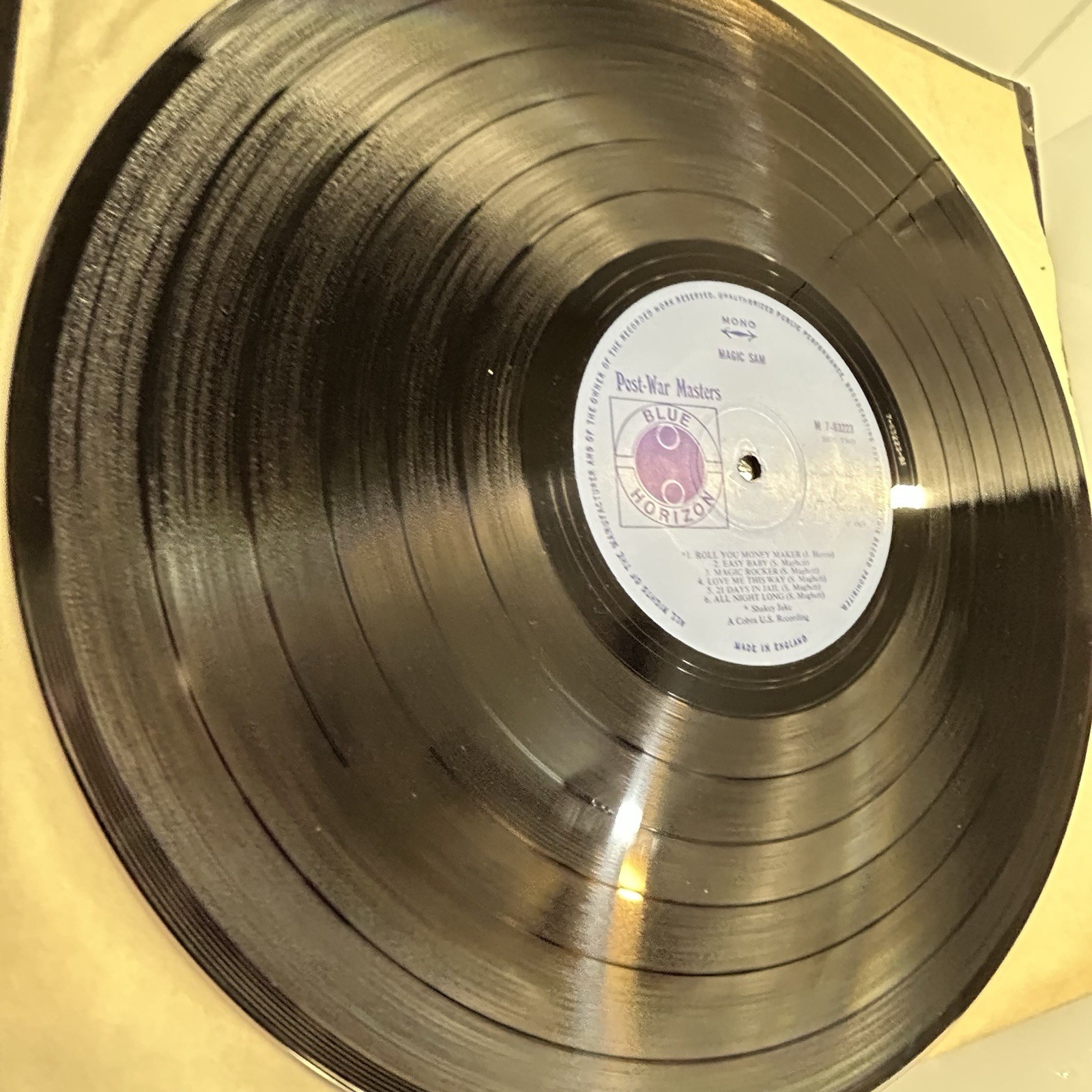 MAGIC SAM 1937-1969 ~ Post War Masters Blue Horizon 1970 ~ RARE LP ~ NEAR CHERRY