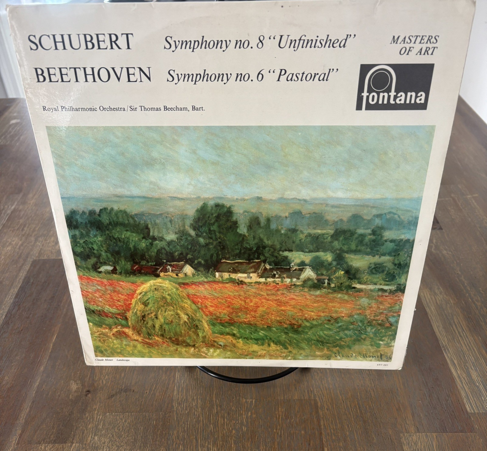 Schubert Beethoven limited vinyl – Collectible vinyl- made in England.Fontana