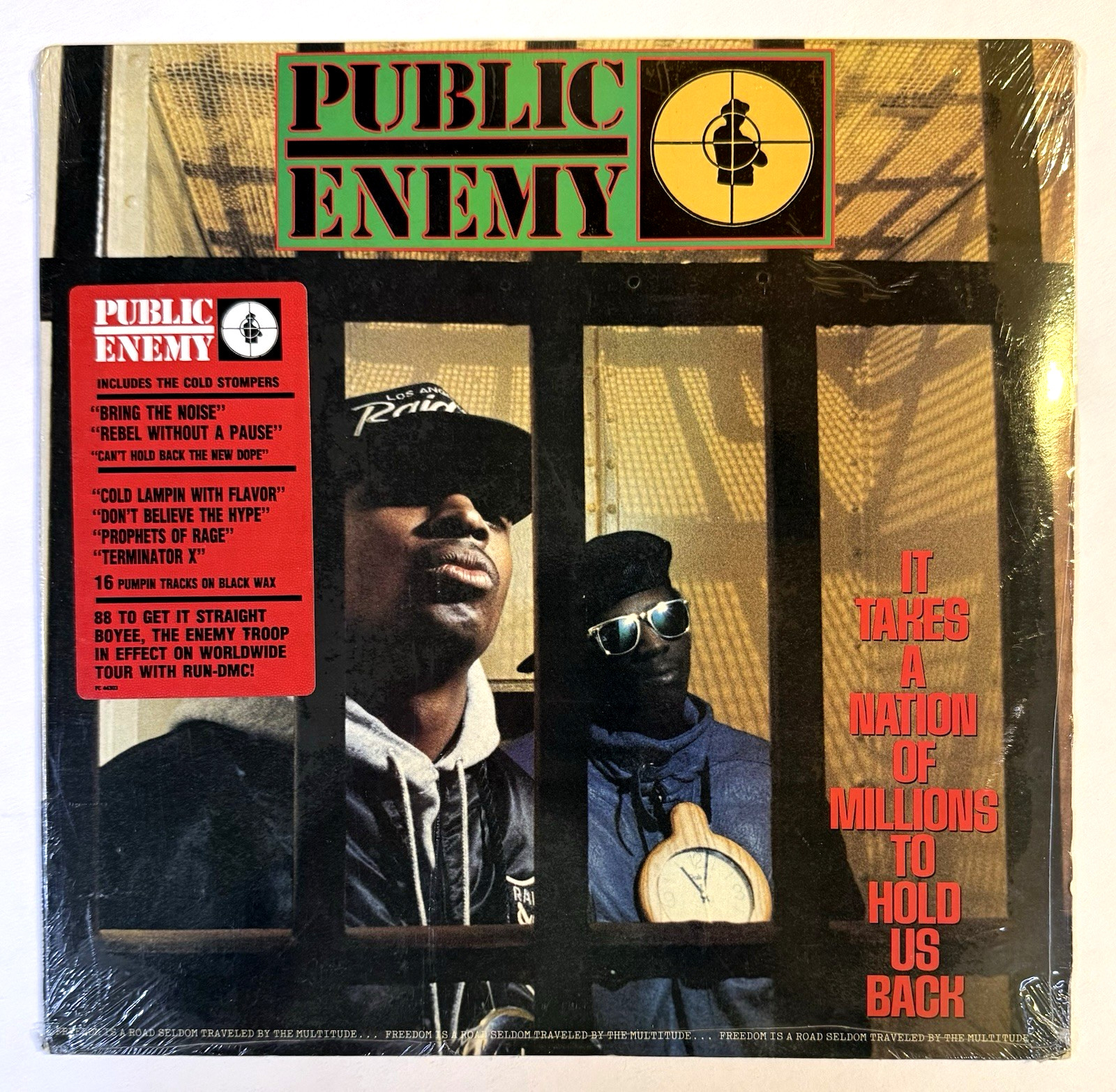 PUBLIC ENEMY It Takes A Nation Of Millions *SEALED* ORIG 1988 VINYL LP w/Sticker