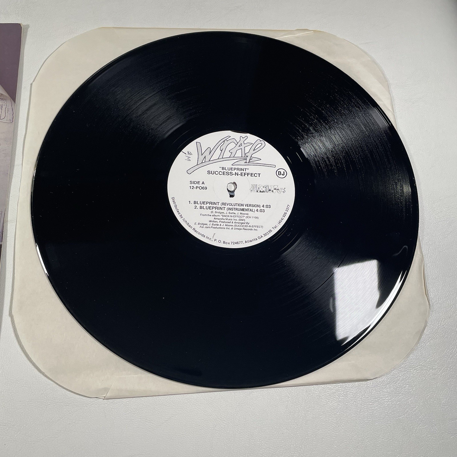 Vinyl Success N Effect Blueprint Single Hip Hop Rap Music 1991 12 In Umoja