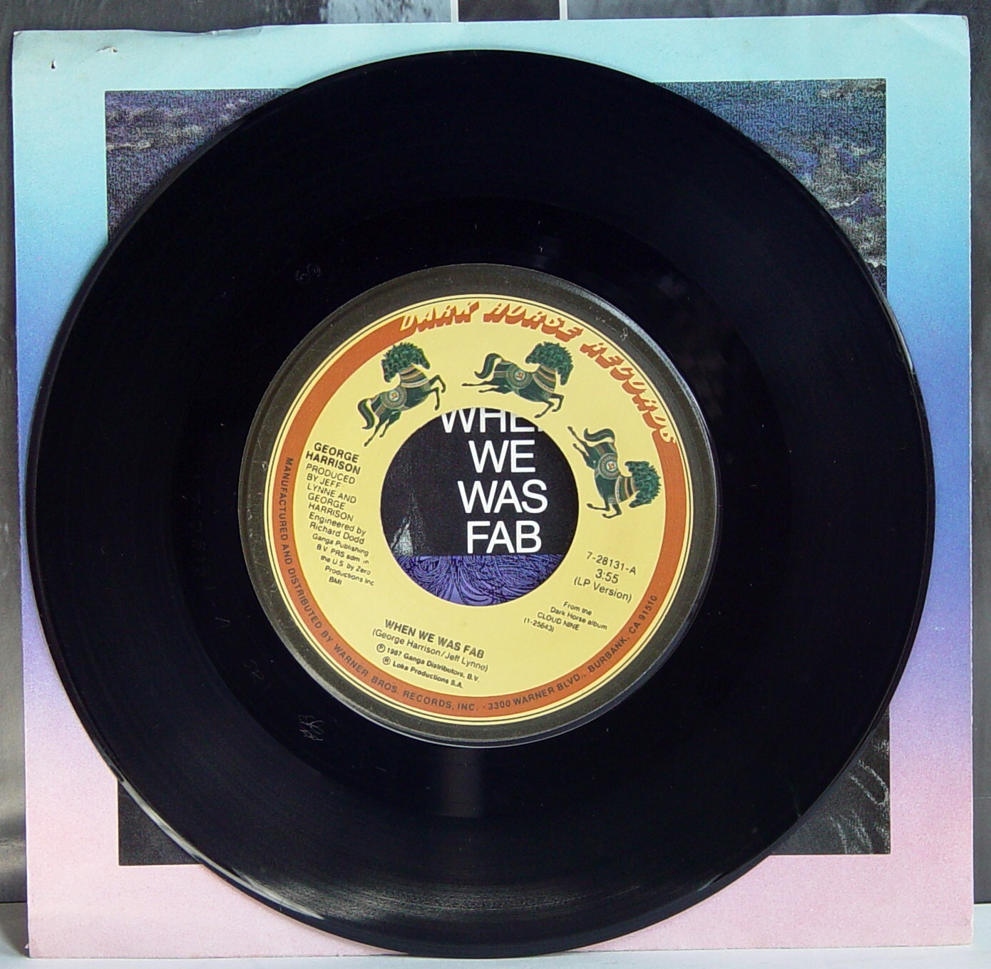 George Harrison 7″: When We Was Fab Zig Zag Beatles Jeff Lynne Klaus Voormann 88