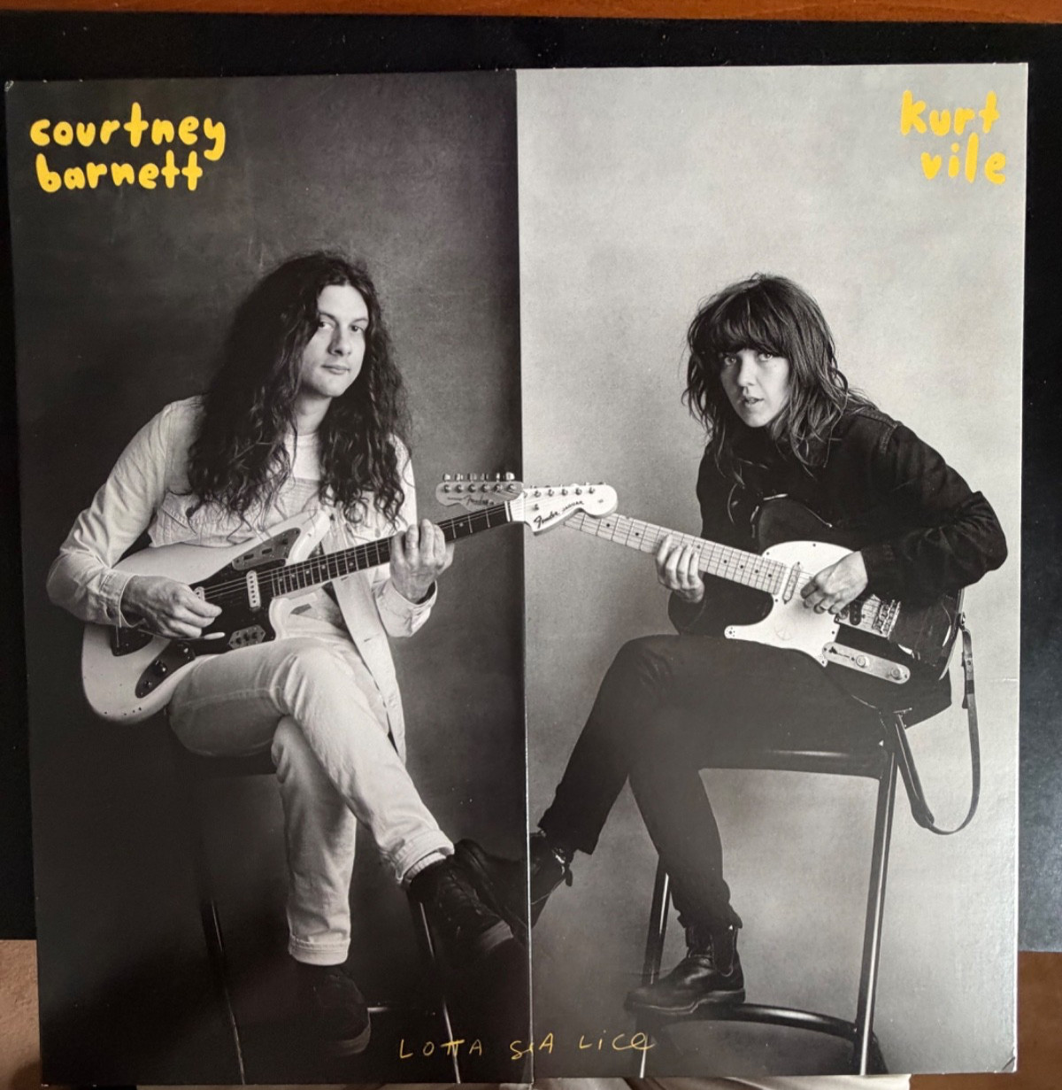 Courtney Barnett & Kurt Vile – Lotta Sea Lice (2017 Matador) LP VG+