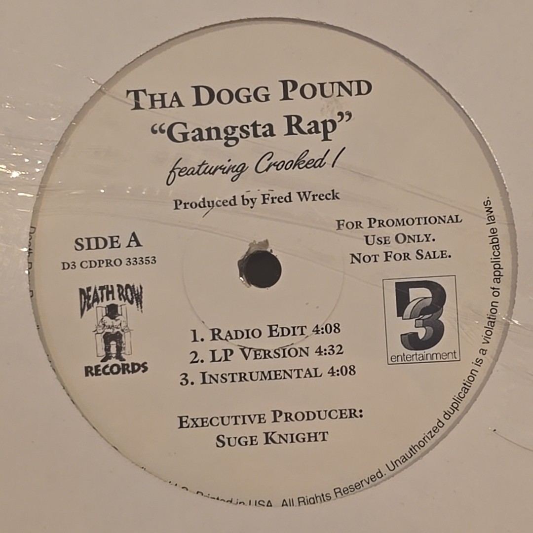 THA DOGG POUND Gangsta Rap/Just Doggin ft NATE DOGG 2001 PROMO 12″ Vinyl SEALED