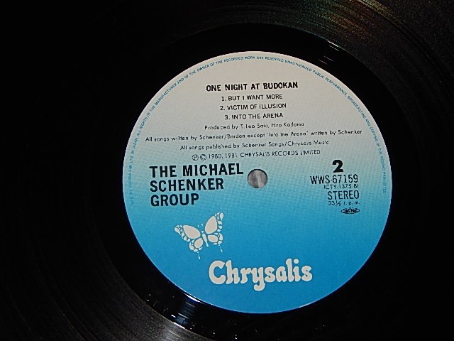 MSG THE MICHAEL Schenker Japan 1981 WWS-67159~60 2-LP+Obi+Poster ONE NIGHT AT BU