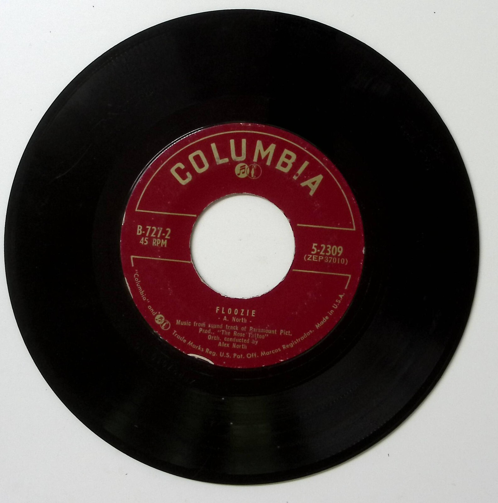 ALEX NORTH CAPRICE/ROSARIO/FLOOZIE COLUMBIA RECORDS VINYL 45 57-5