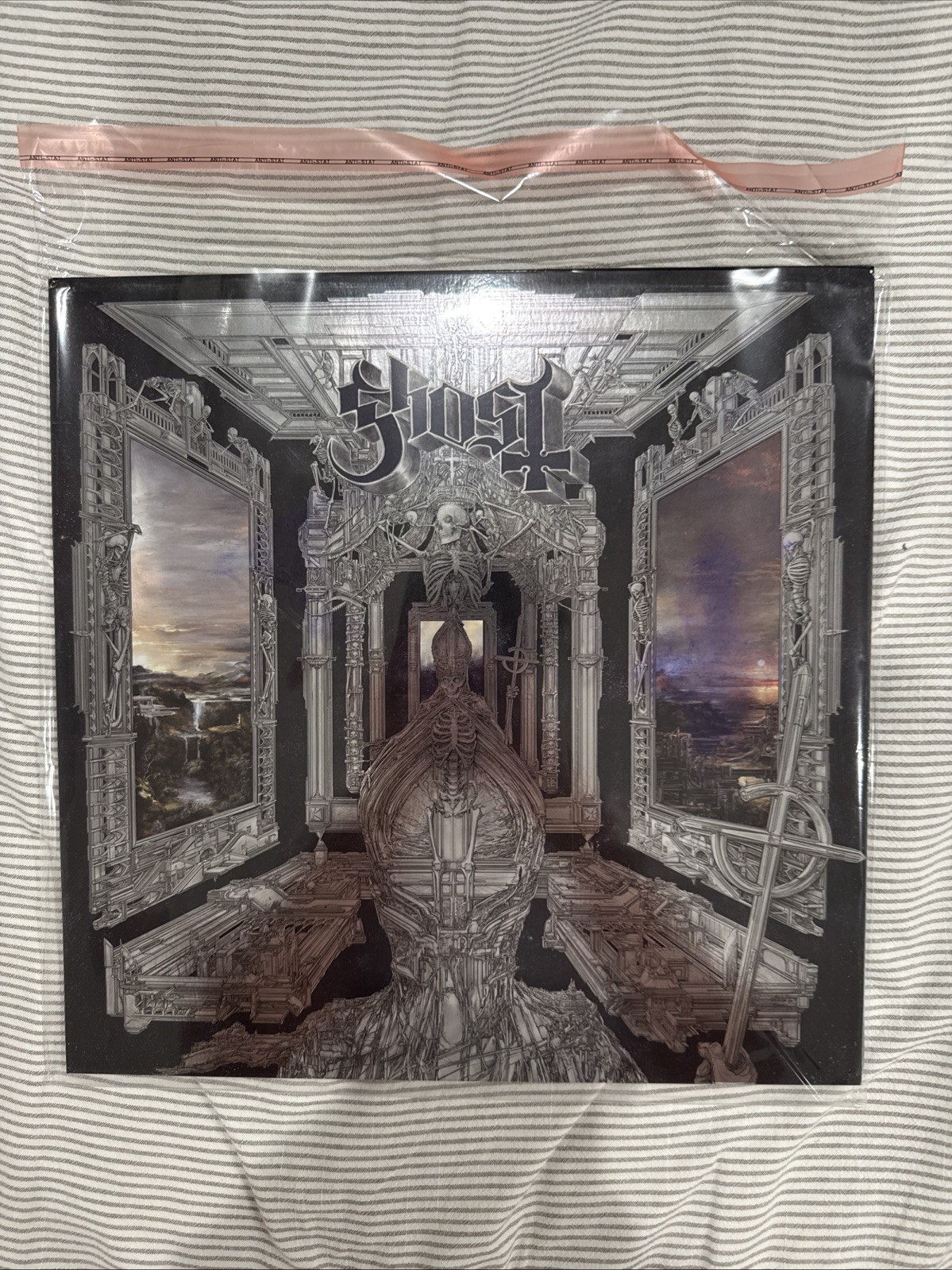 Ghost Skeleta LP INDIE EXCLUSIVE Vinyl Record Midnight Release w/ GRUCIFIX Stamp