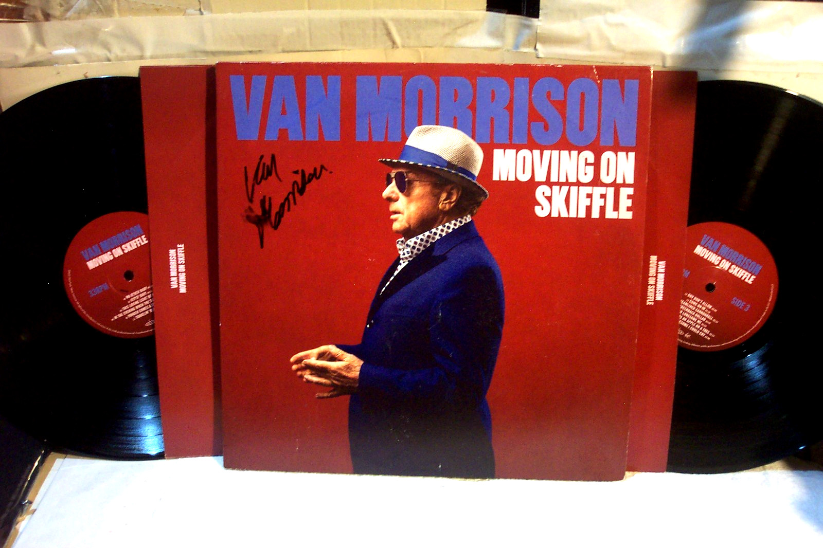 VAN MORRISON 2 LP SET “Moving On Skiffle” 2023 EXILE RECORDS “Signed” EX
