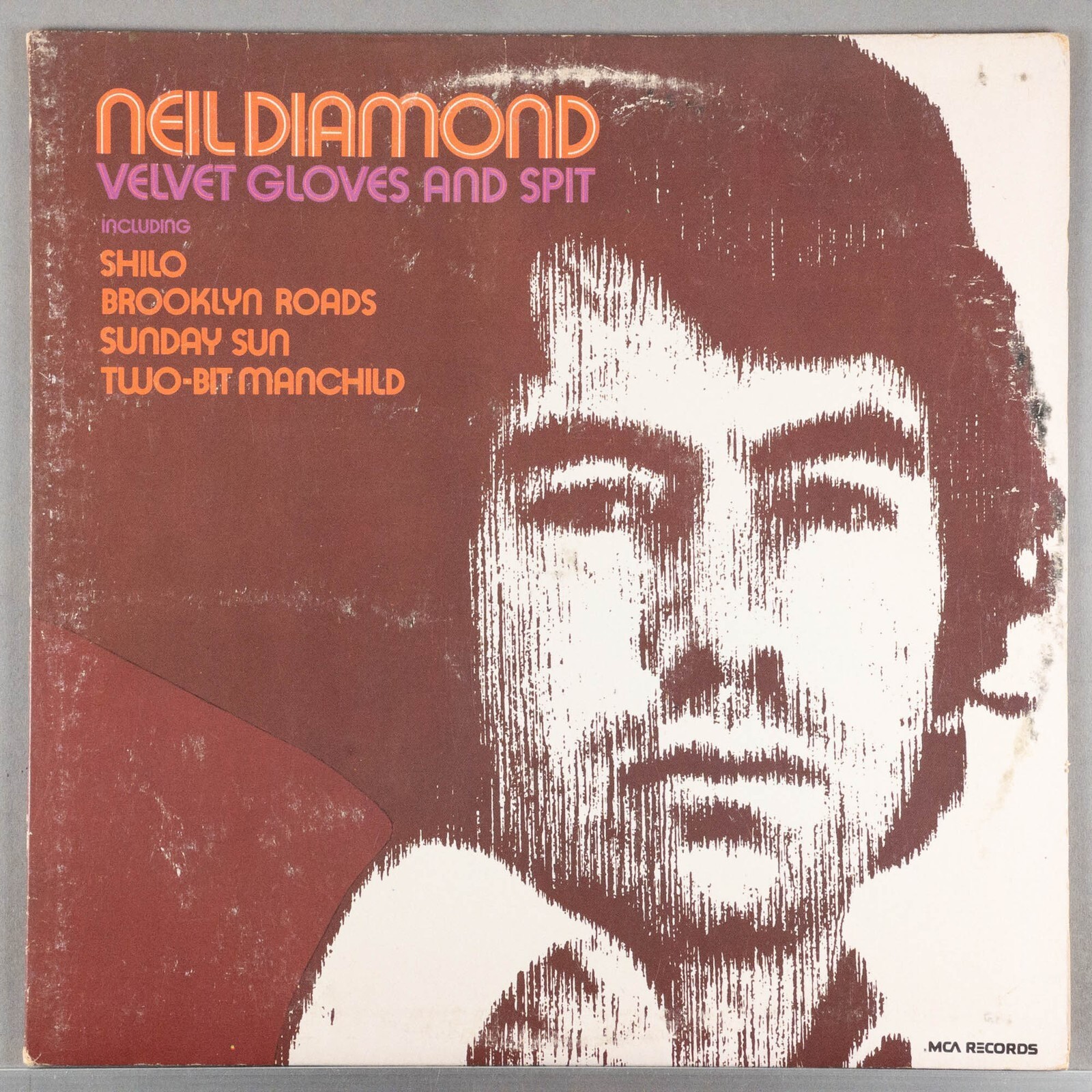 NEIL DIAMOND Velvet Gloves and Spit 1968 LP Vinyl Record Album : EX/VG MCA-2010