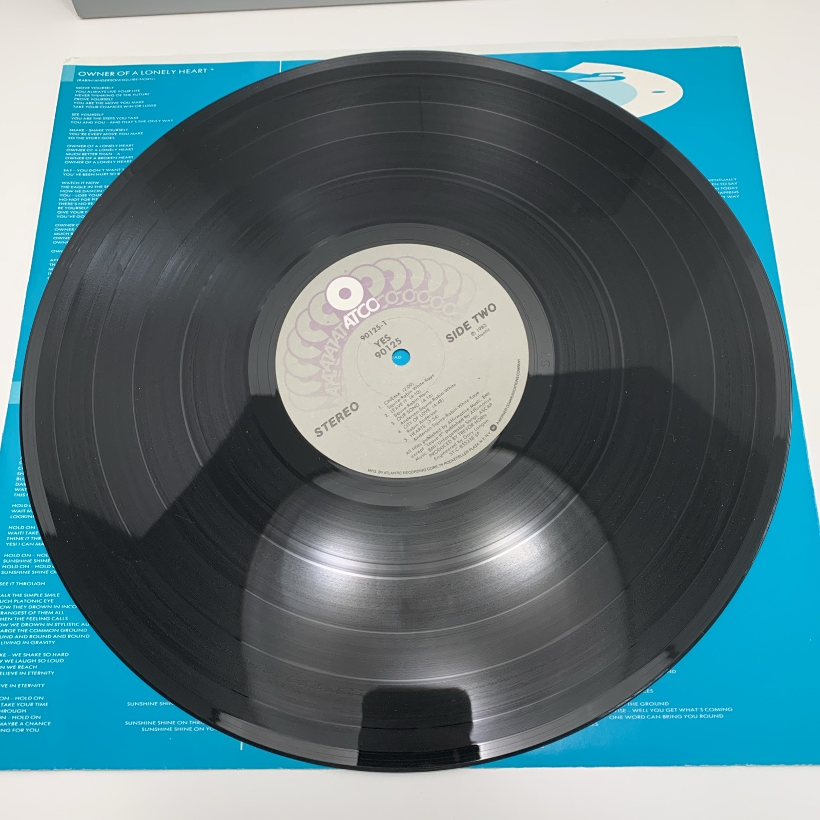 YES 90125 ~ 1983 1st Press ~ MASTERDISK RL DEADWAX ~ Play Tested- Clean