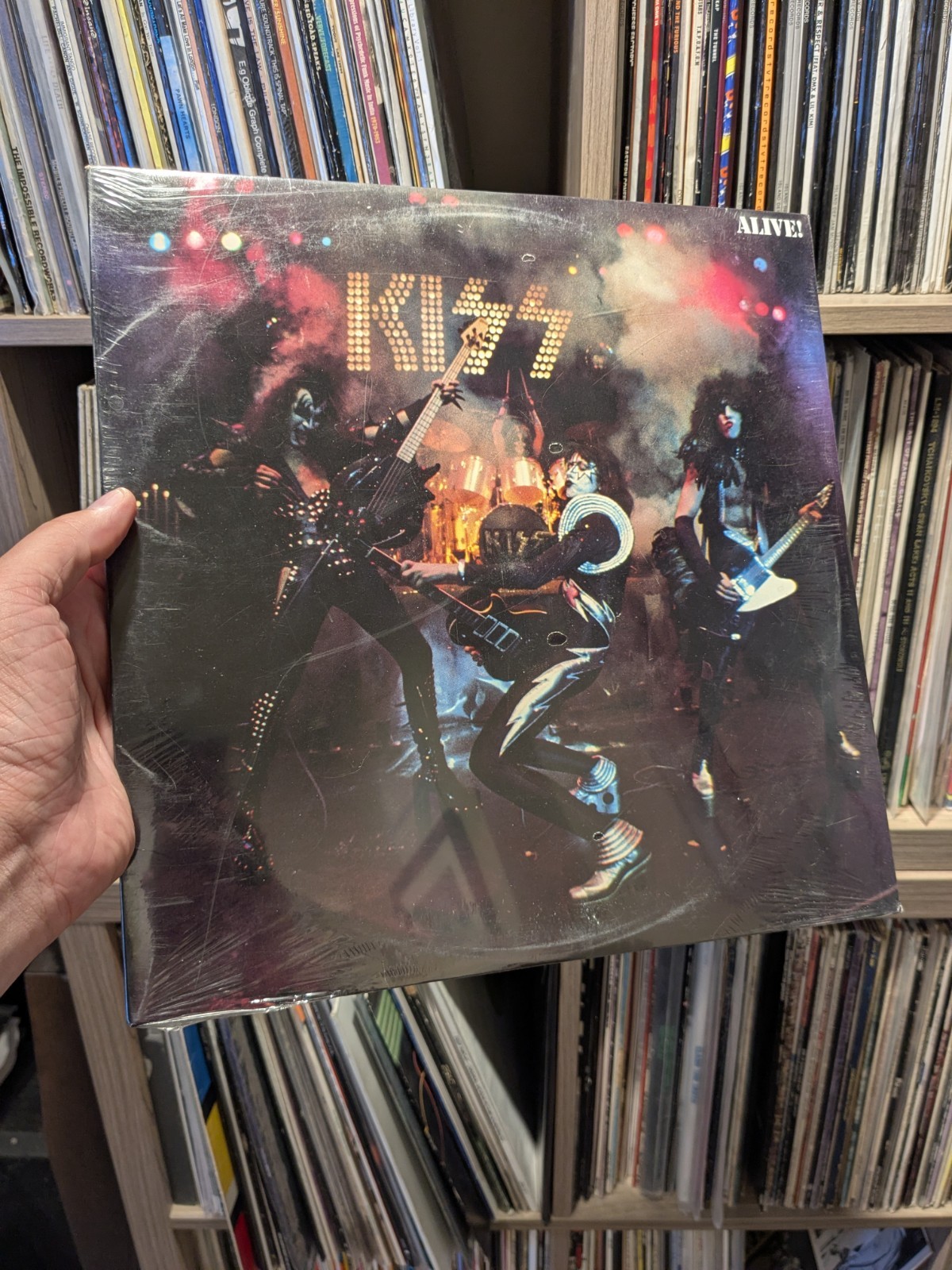 KISS Alive! LP 1980s BMG Club Press Non-Gatefold Rare Factory Sealed!