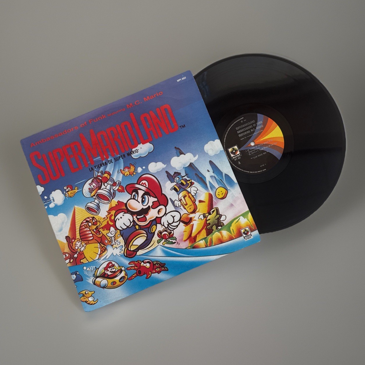 RARE 1992 Super Mario Land Vinyl 12” Mexico Press La Tierra De Super Mario VG+