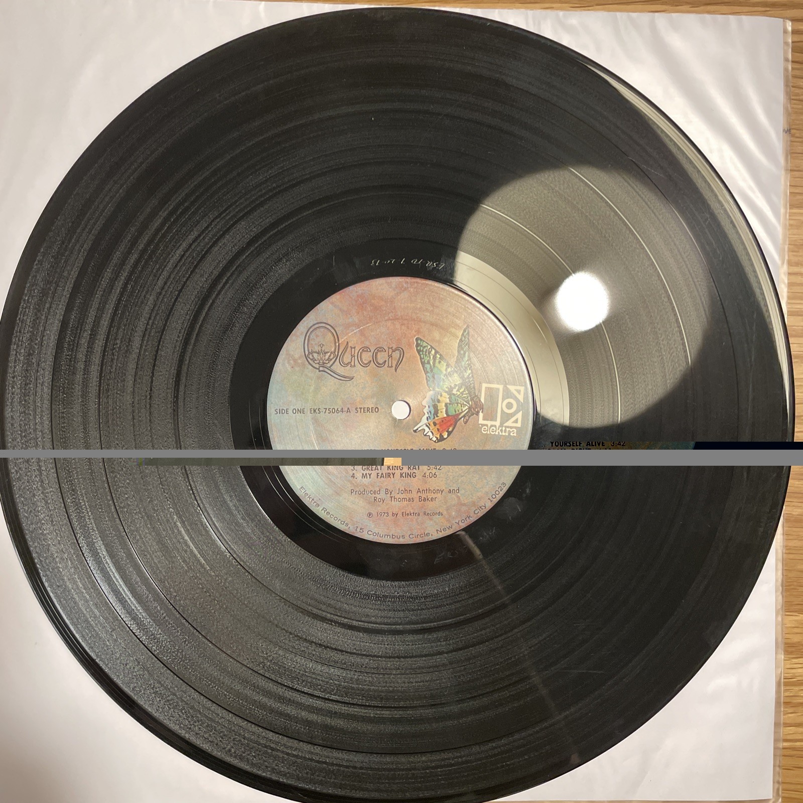 Queen – Queen (1973) LP | Original US Elektra Butterfly | VG+ Vinyl