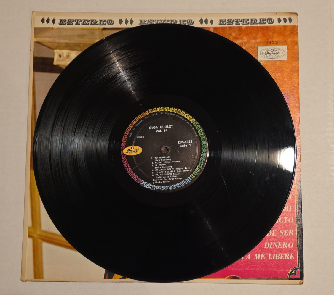 OLGA GUILLOT Vol. 14 LATIN (Cuban Singer) (LP/1423 MUSART) VG+ “Te Voy A Matar”