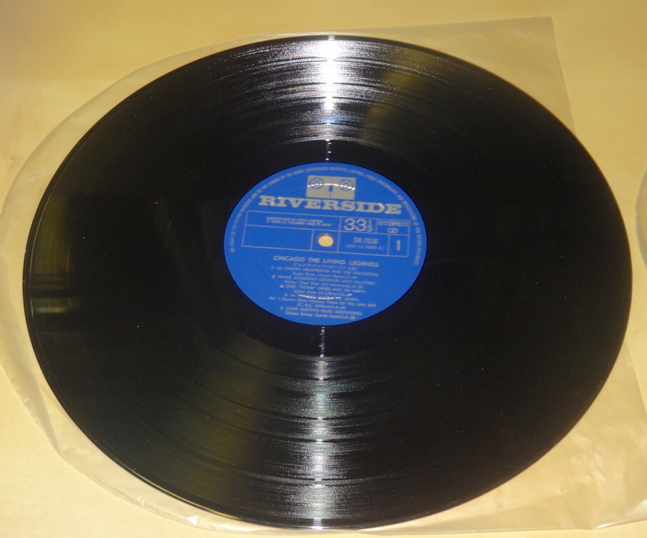 CHICAGO BLUES LIVING LEGENDS 2LP BOX 1961 JAPAN RIVERSIDE SR 7038 OBI MUDDY KING