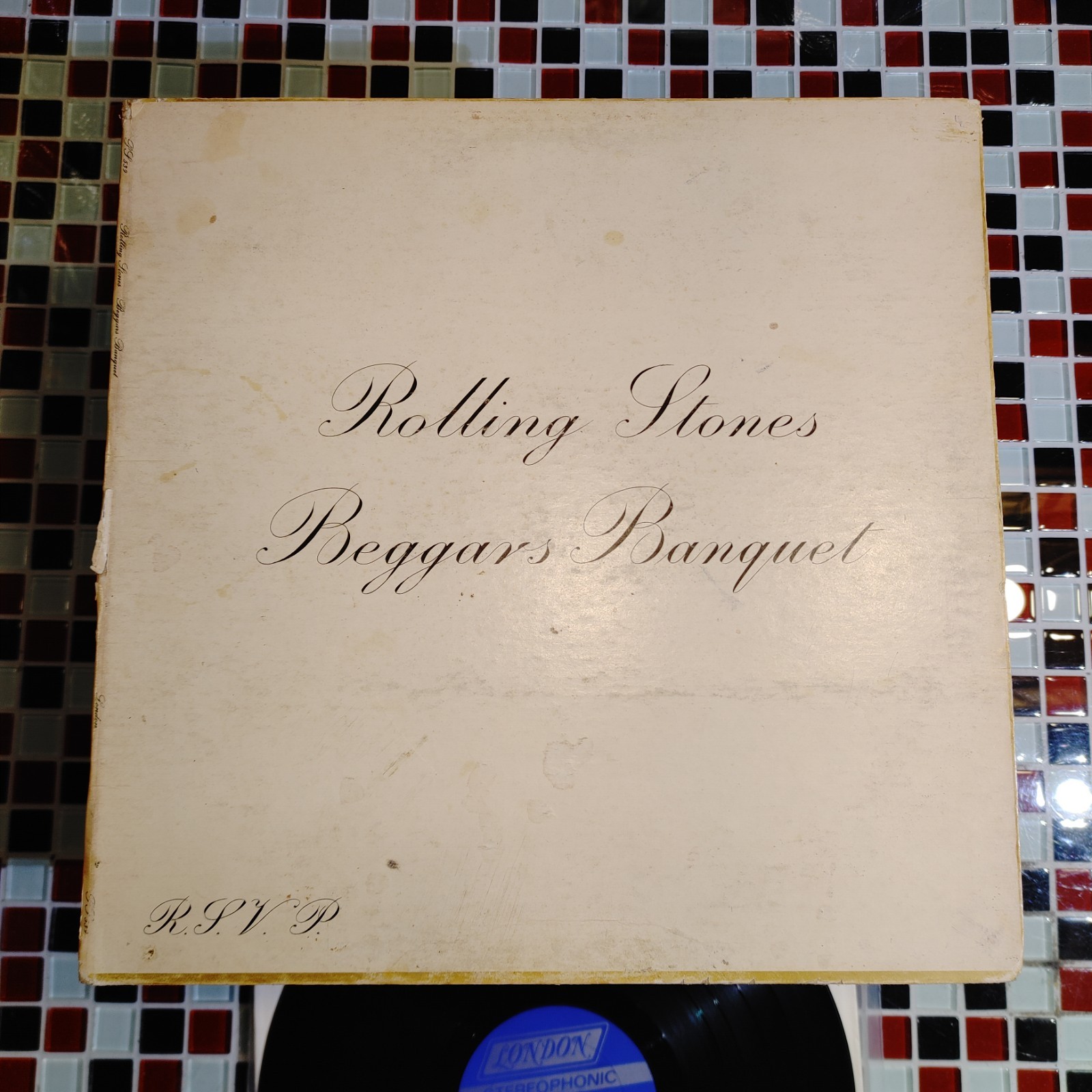 The Rolling Stones ~ Beggars Banquet ~ London PS 539 LP Stereo Vinyl Record