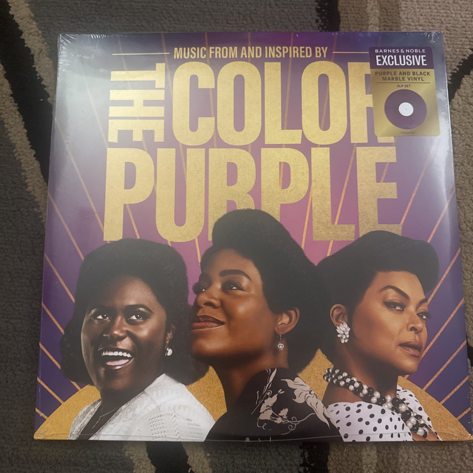 Color PurpleThe Color Purple Purple & Black Marble Vinyl | 3xLP