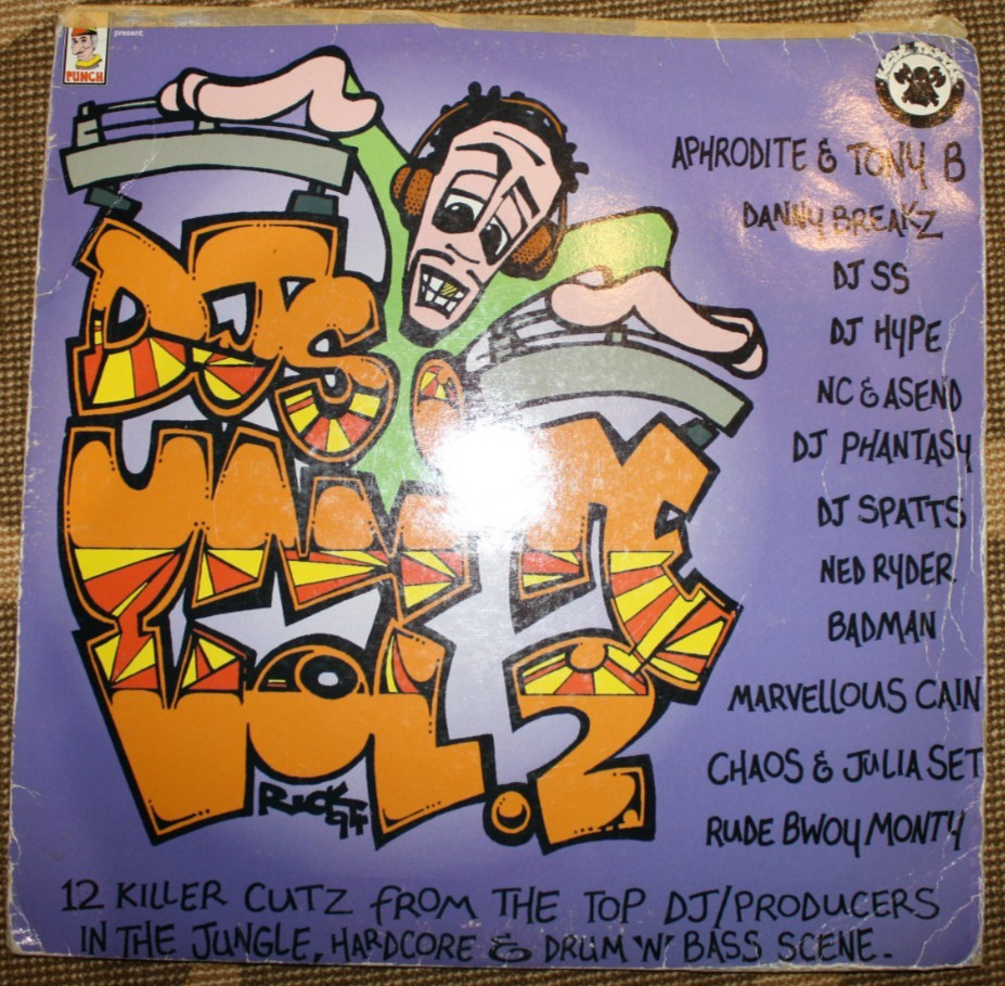 DJ’s Unite Vol. 2 LP 2×12″ Vinyl, 1995 Rogue Trooper, Classic Jungle Drum & Bass