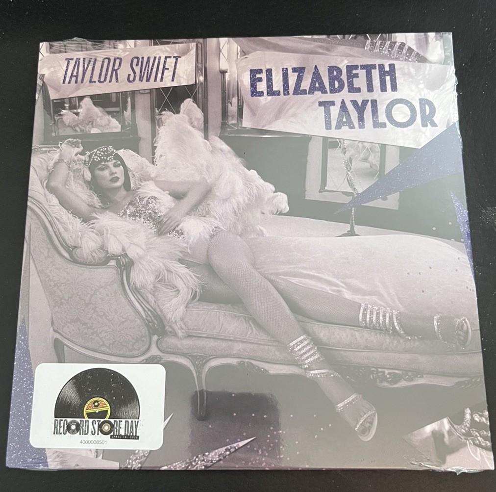 Taylor Swift “Elizabeth Taylor” 7 “Purple Glitter Vinyl RSD 2026 NEW Sealed