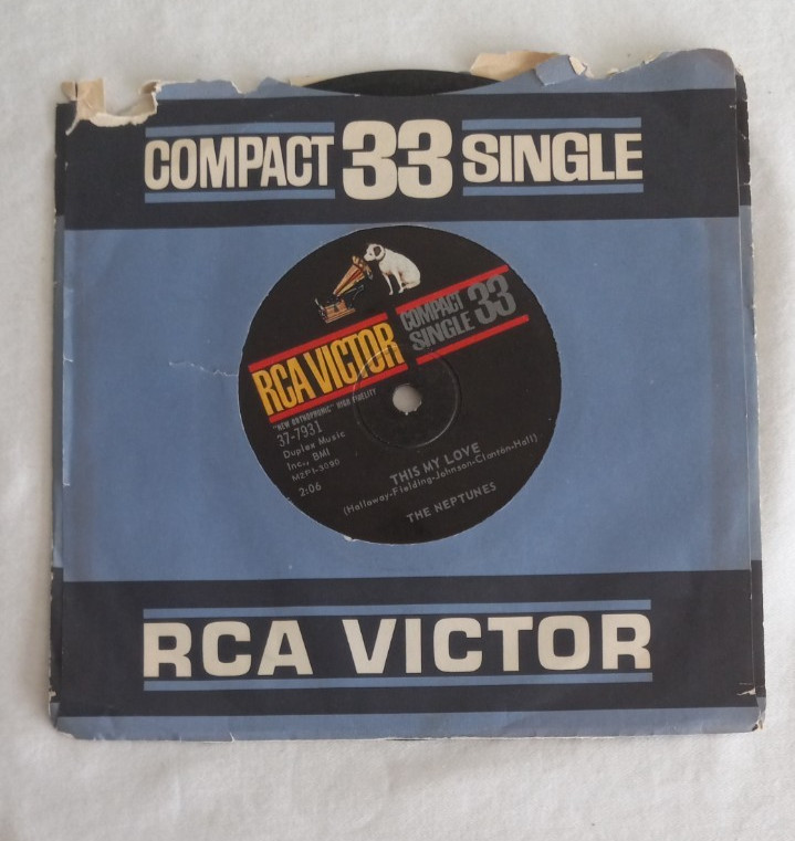 THE NEPTUNES Orig. RCA #37-7931 Compact 33 Single THIS MY LOVE M- (RARE)