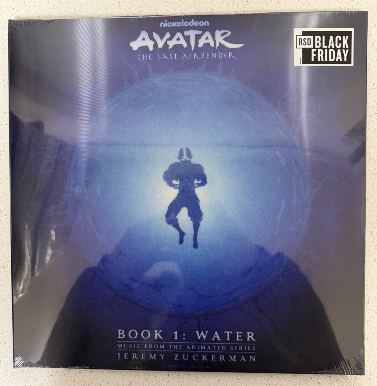 Avatar Last Airbender Book 1 RSD 2025 Limited Blue Vinyl Lenticular Cover
