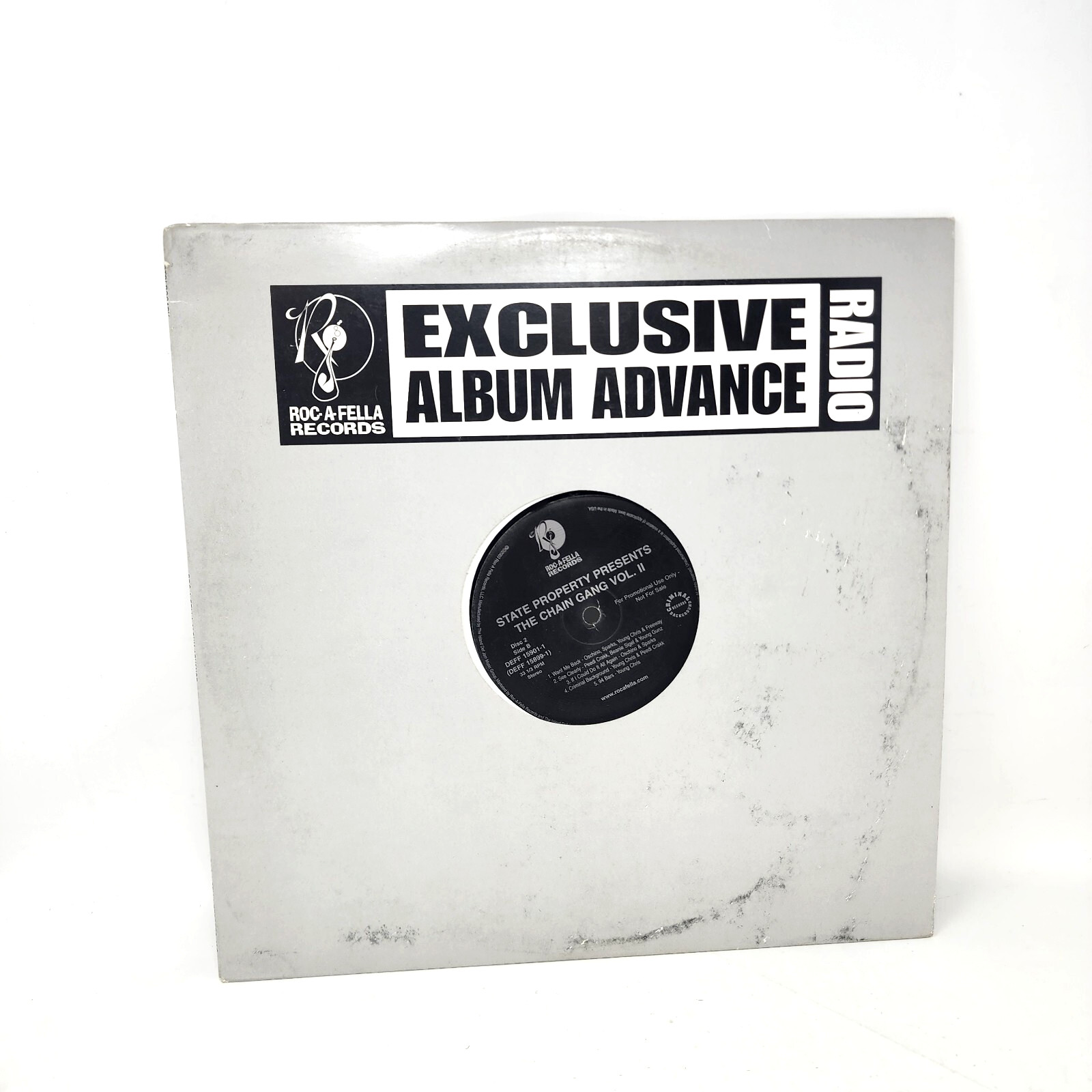 The Chain Gang Vol. II State Property Presents Vinyl Record Roc-A-Fella Records