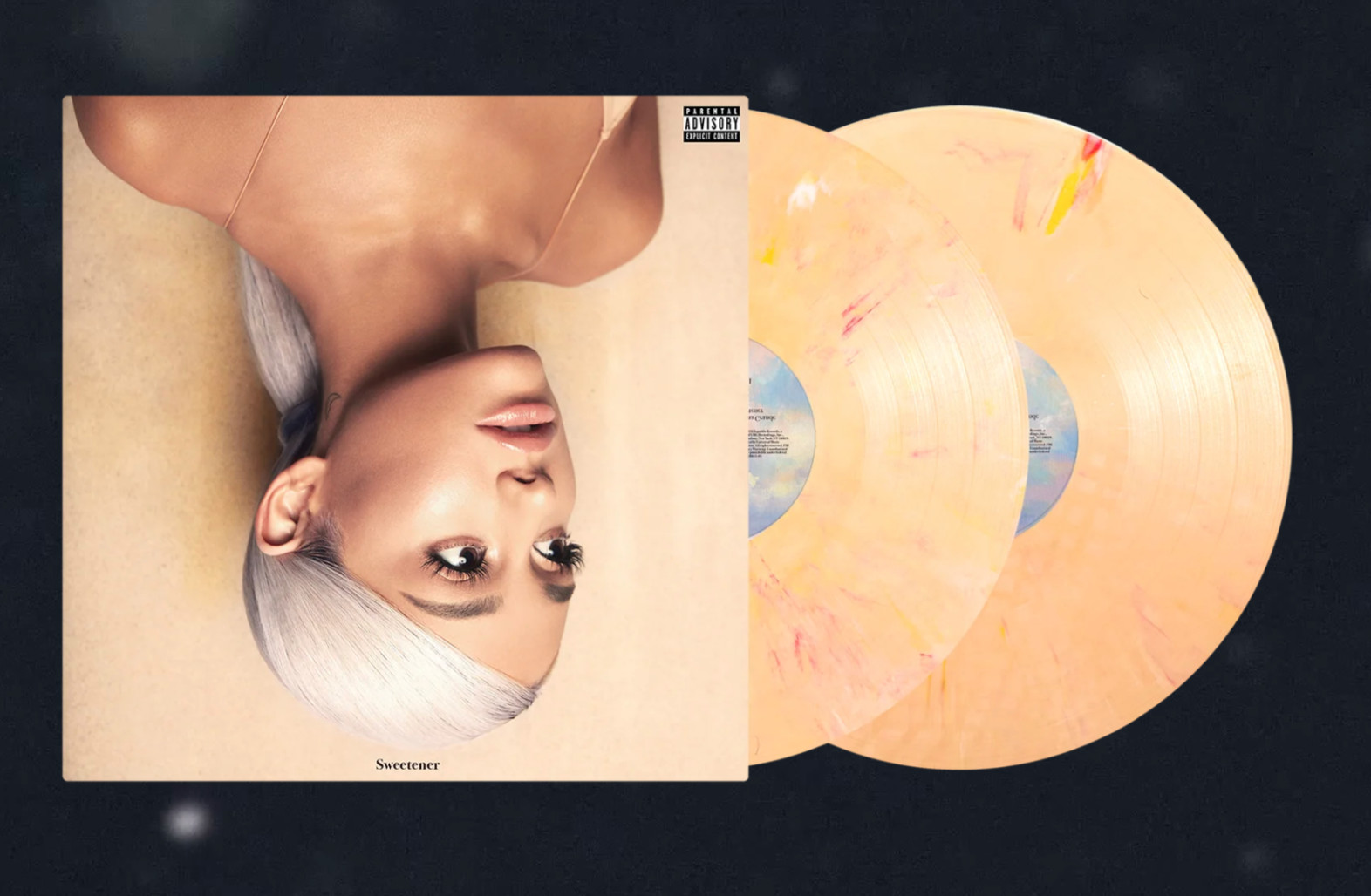 Ariana Grande ‎Sweetener Peach Opaque Vinyl 2LP Limited Edition Sealed
