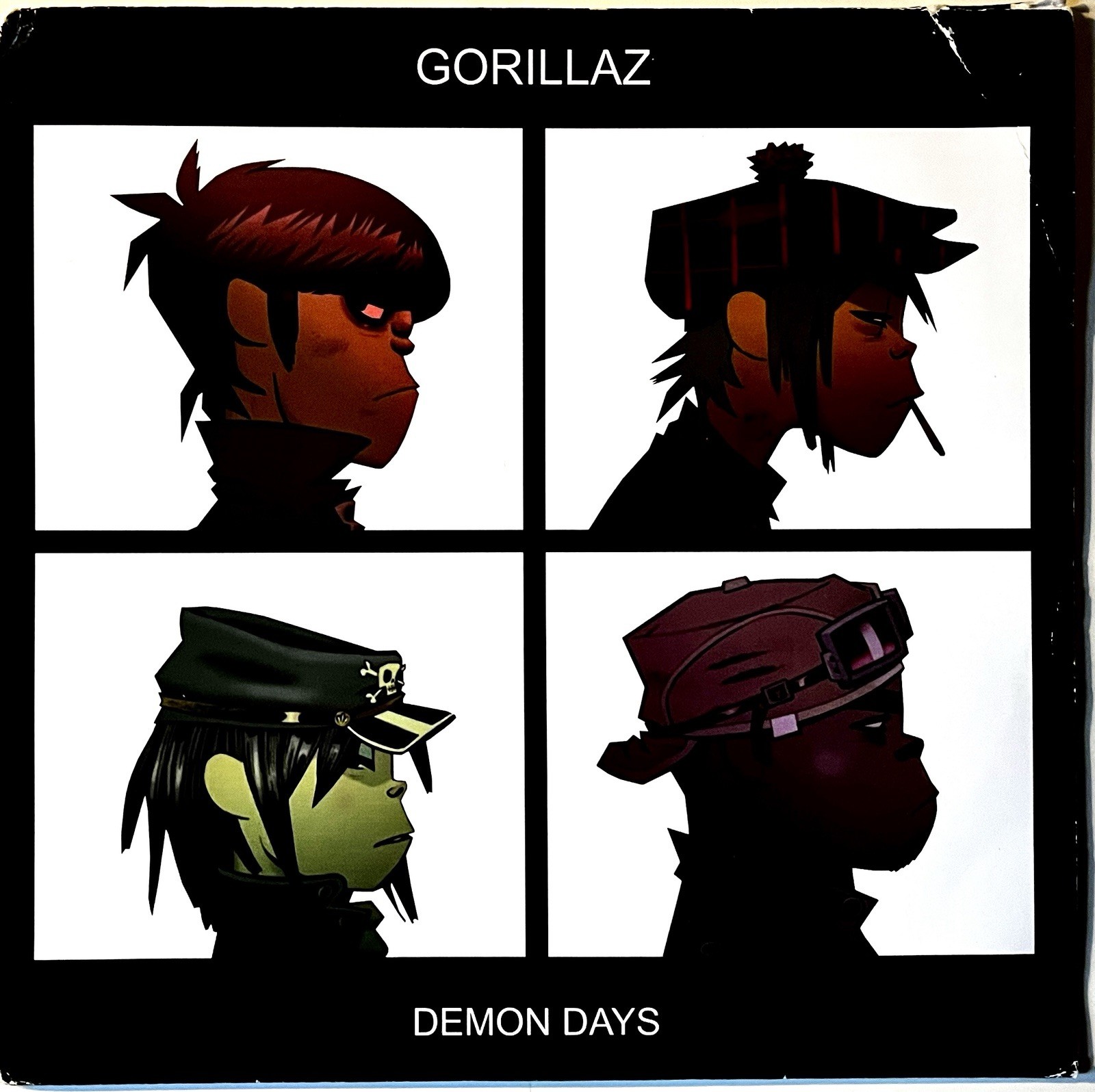 Gorillaz : Demon Days-2017 Promo Green & Black Marble 12″ Vinyl Lps-2