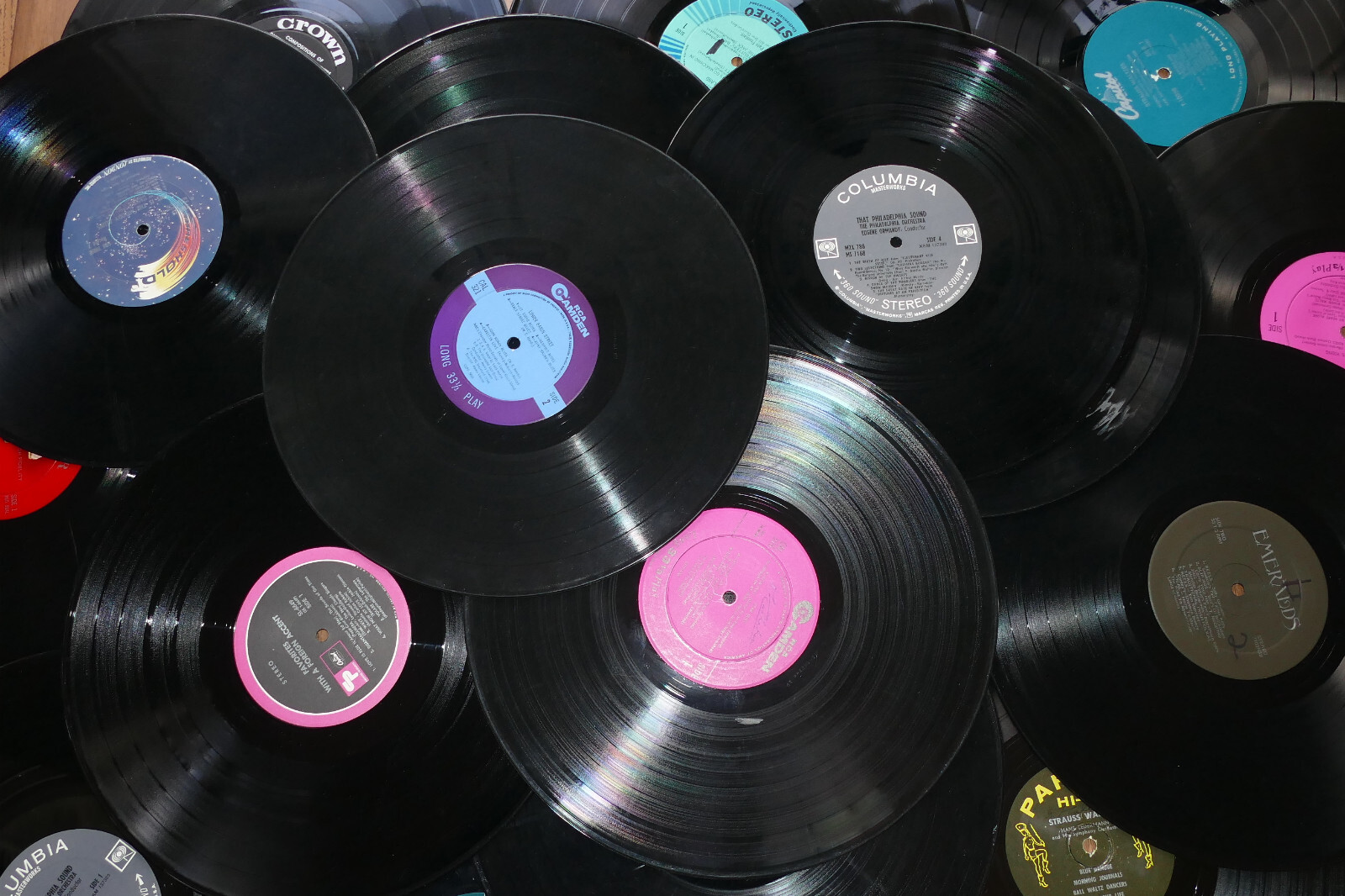 Lot Of 50 Vinyl Records 12″ LP Albums for Arts Crafts Decor Party Etsy Wall Bulk