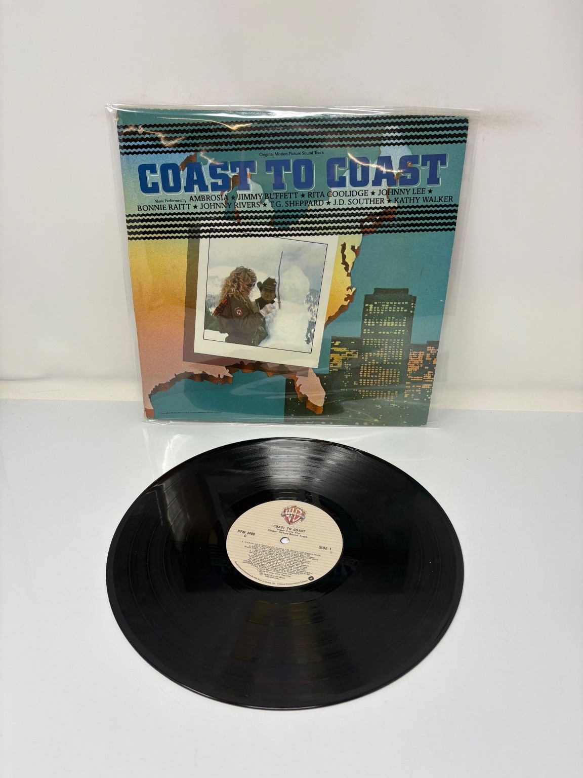 Coast To Coast Soundtrack LP Record 1980 Warner Bros. Pop Country 33 RPM
