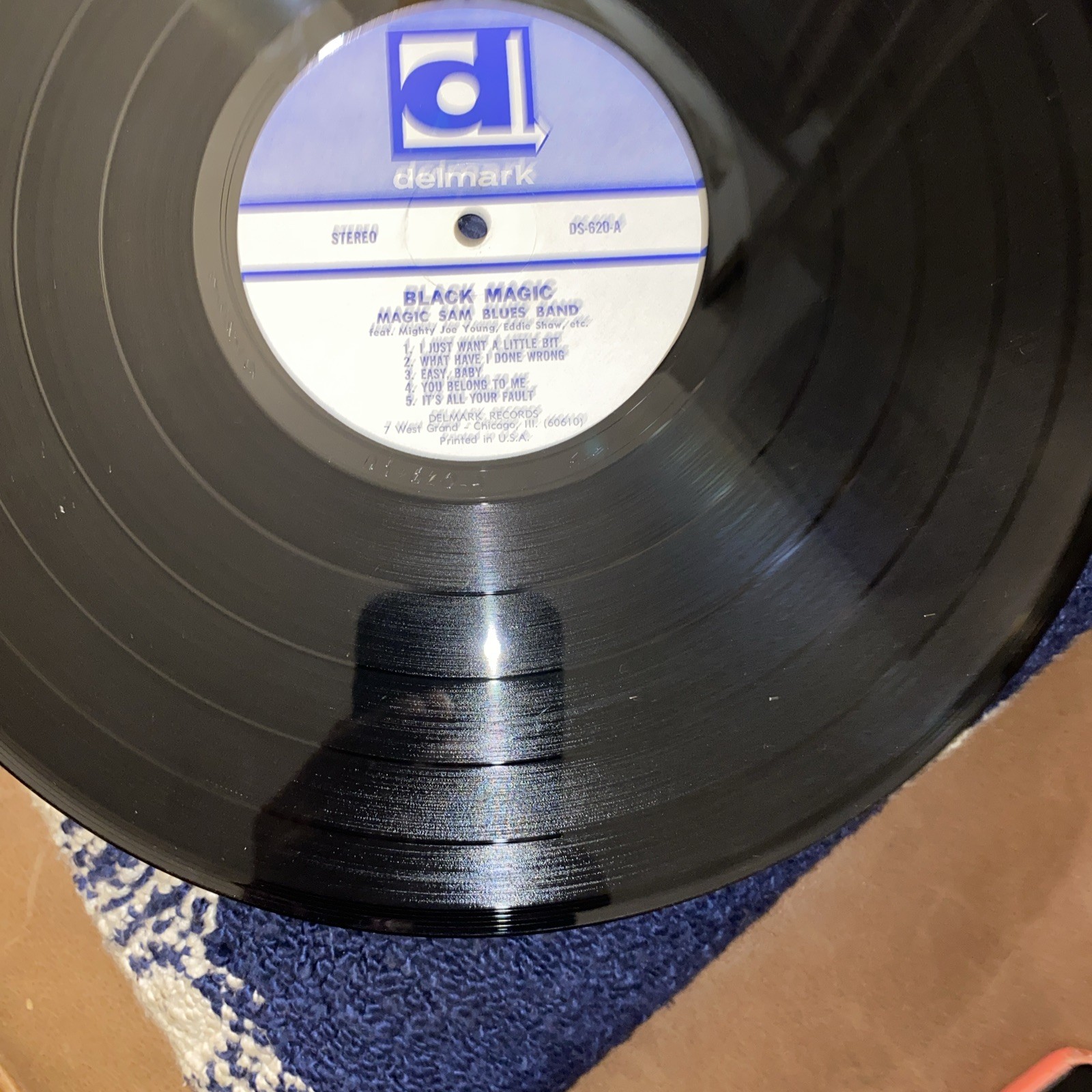 BLACK MAGIC DELMARK DS-620 MAGIC SAM BLUES BAND EX FIRST PRESS