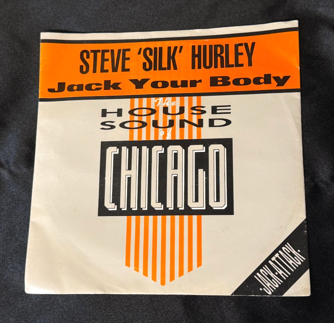 STEVE ‘SILK’ HURLEY “Jack Your Body” RARE 7″ 45 VINYL RECORD UK 1987 ~USA Seller