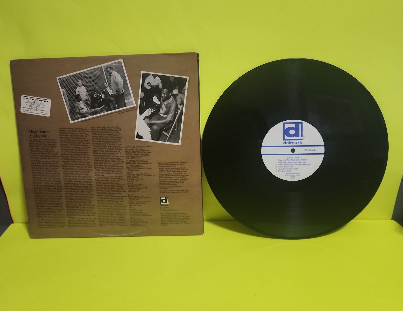 Magic Sam – Magic Sam Live – 1981 – DL-645/646 Used – VG++ – Vinyl