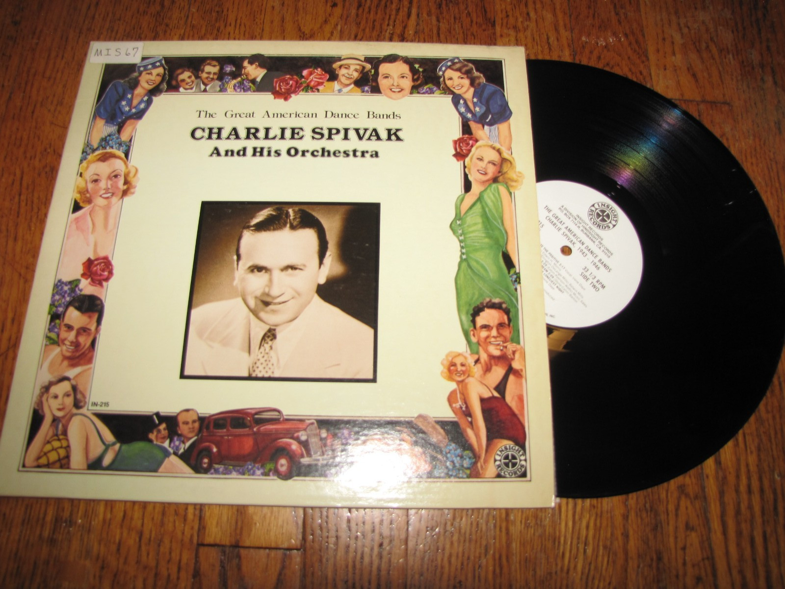 CHARLIE SPIVAK 1943 – 1946 – THE GREAT AMERICAN DANCE BANDS – INSIGHT RECORDS LP