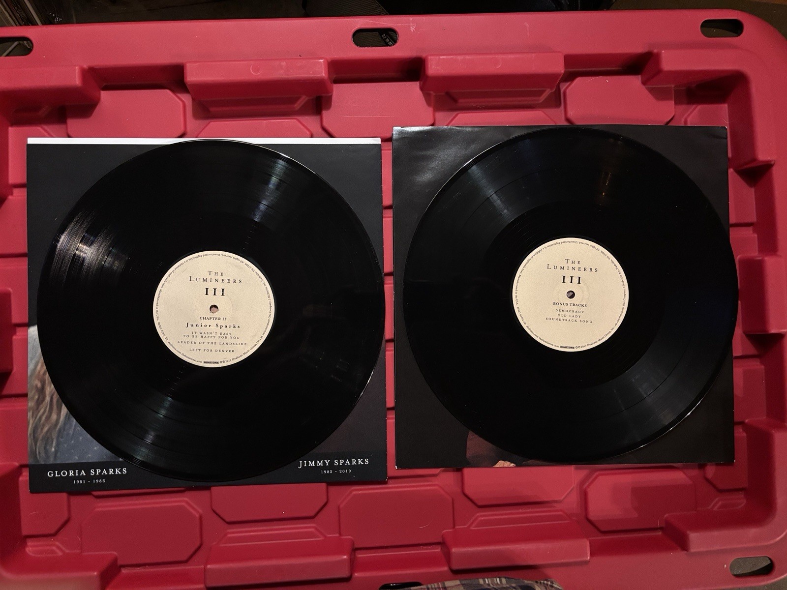 The Lumineers 3 Vinyl LP Lot – III, Brightside & RARE RSD 10″ Splatter EP – READ