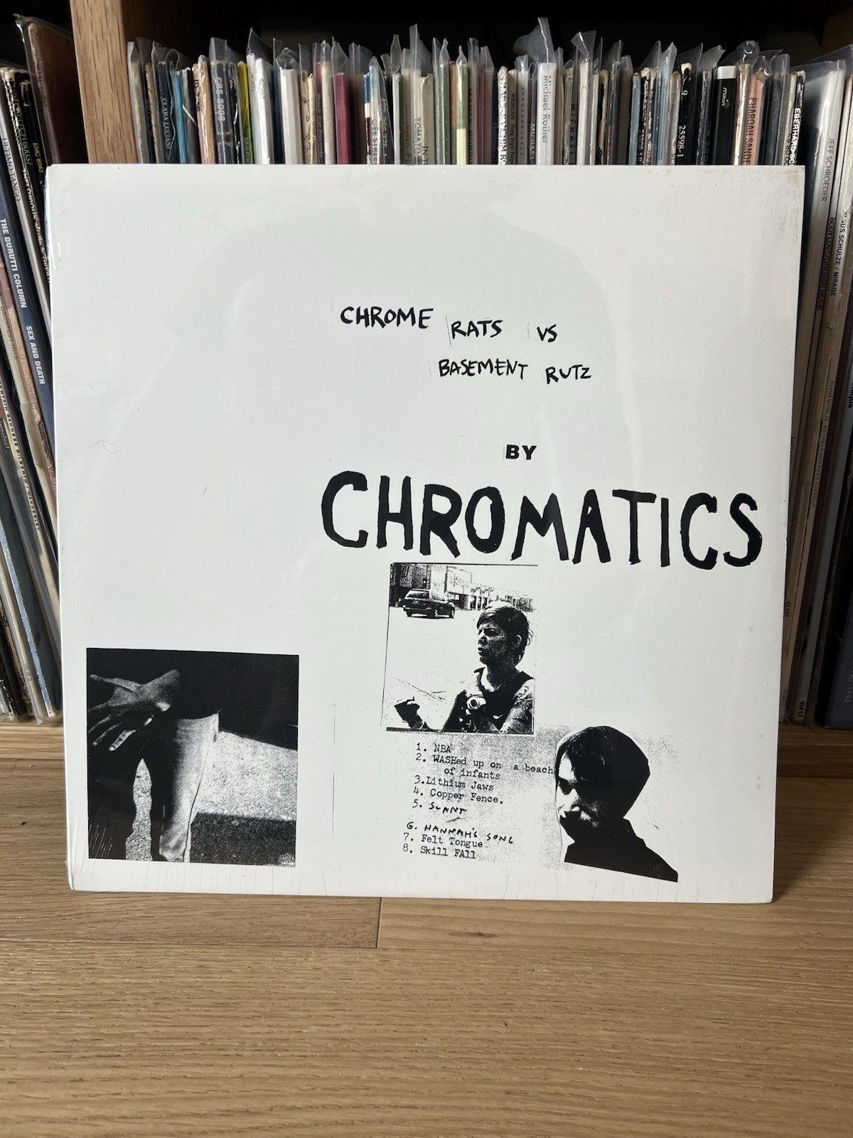 CHROMATICS Chrome Rats vs Basement Ruts LP SEALED MINT OOP