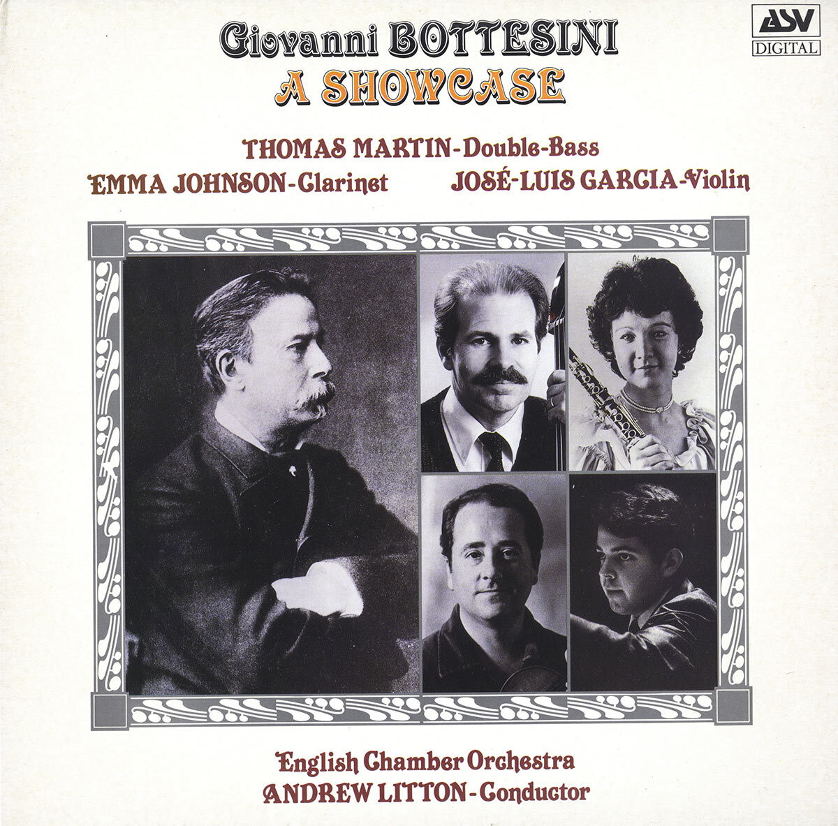 ASV DCA-563 BOTTESINI Gran Duo Concertante Andante Sostenuto THOMAS Double-bass