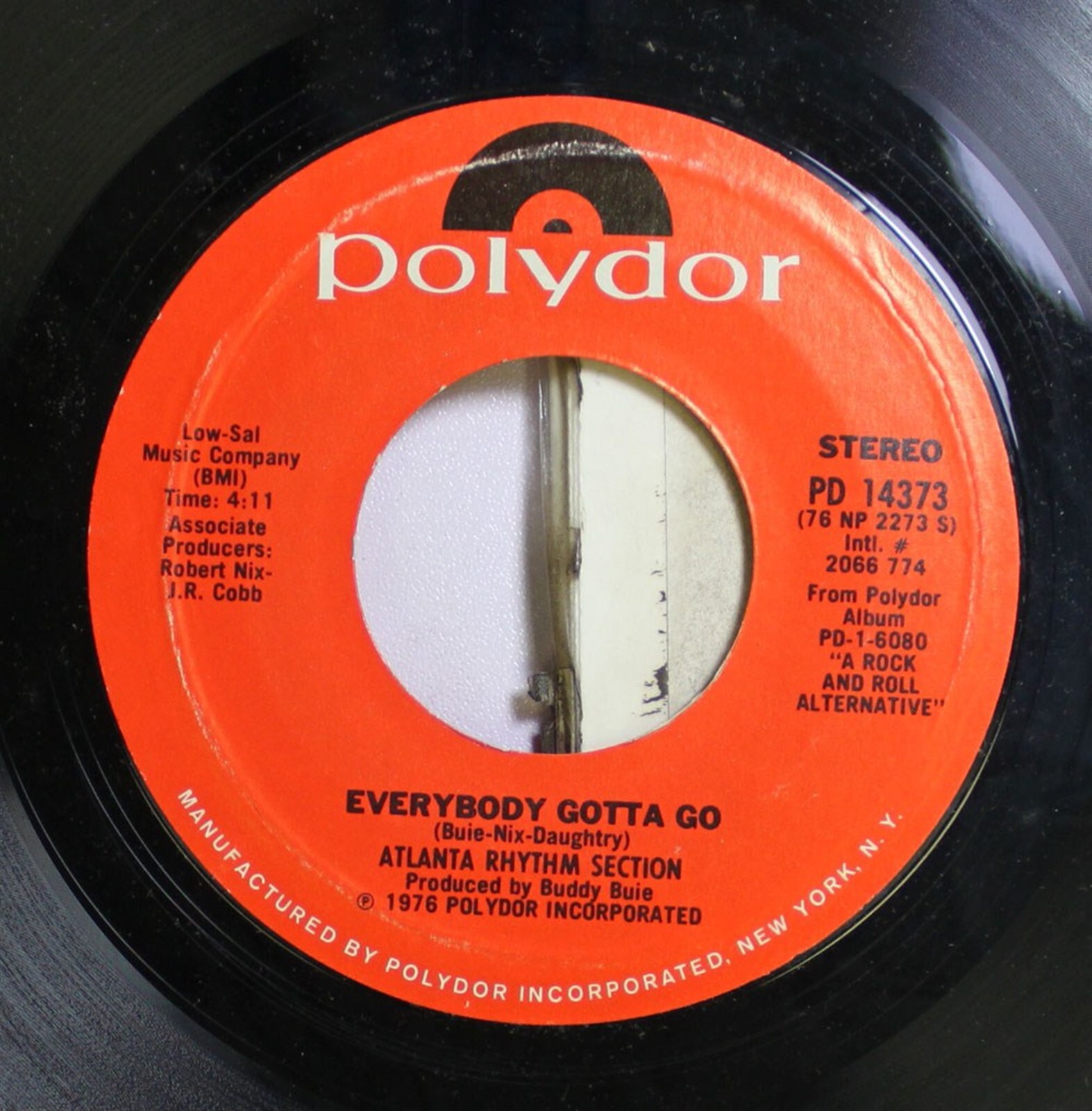 Rock 45 Atlanta Rhythm Section – Everybody Gotta Go / So In To You On Polydor