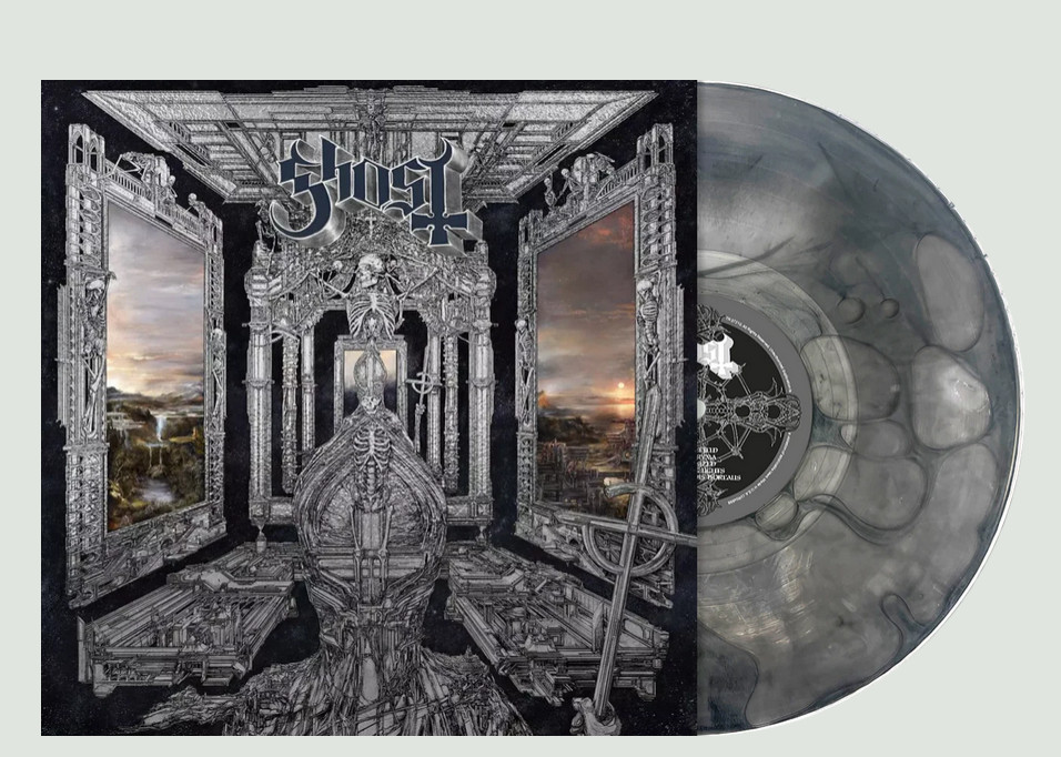 GHOST Skeleta Vinyl – Oxidized Metallic Silver Liquid Filled Edition Variant