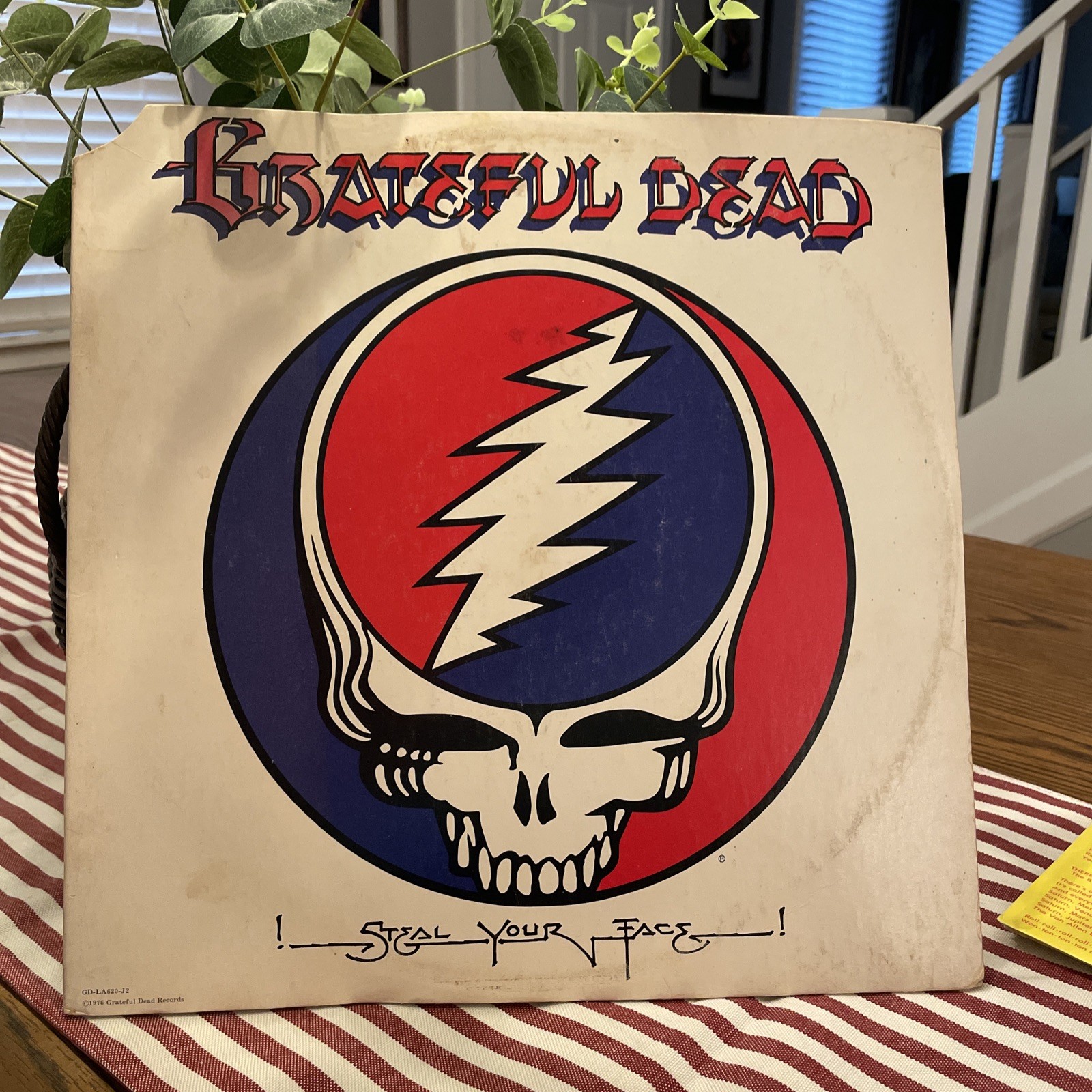 Grateful Dead “Steal Your Face” LP 1976 GD-LA620 Some Scratches See Photos