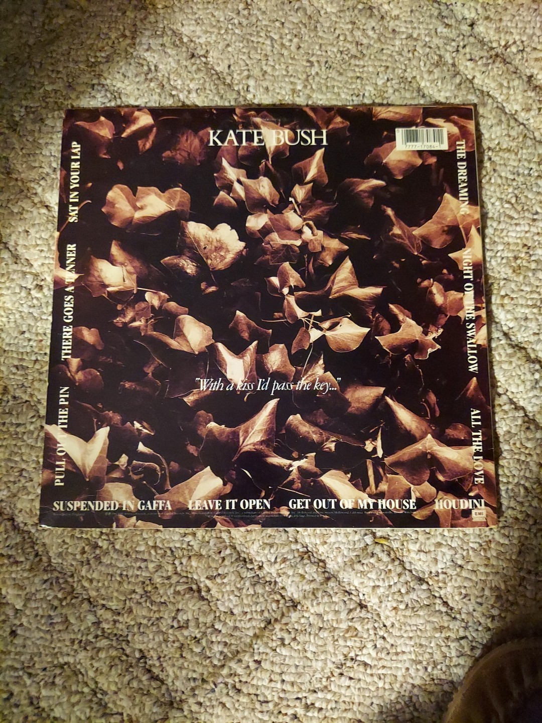 Kate Bush ‎- The Dreaming Vinyl LP EMI America ST-17084 winchester pressing